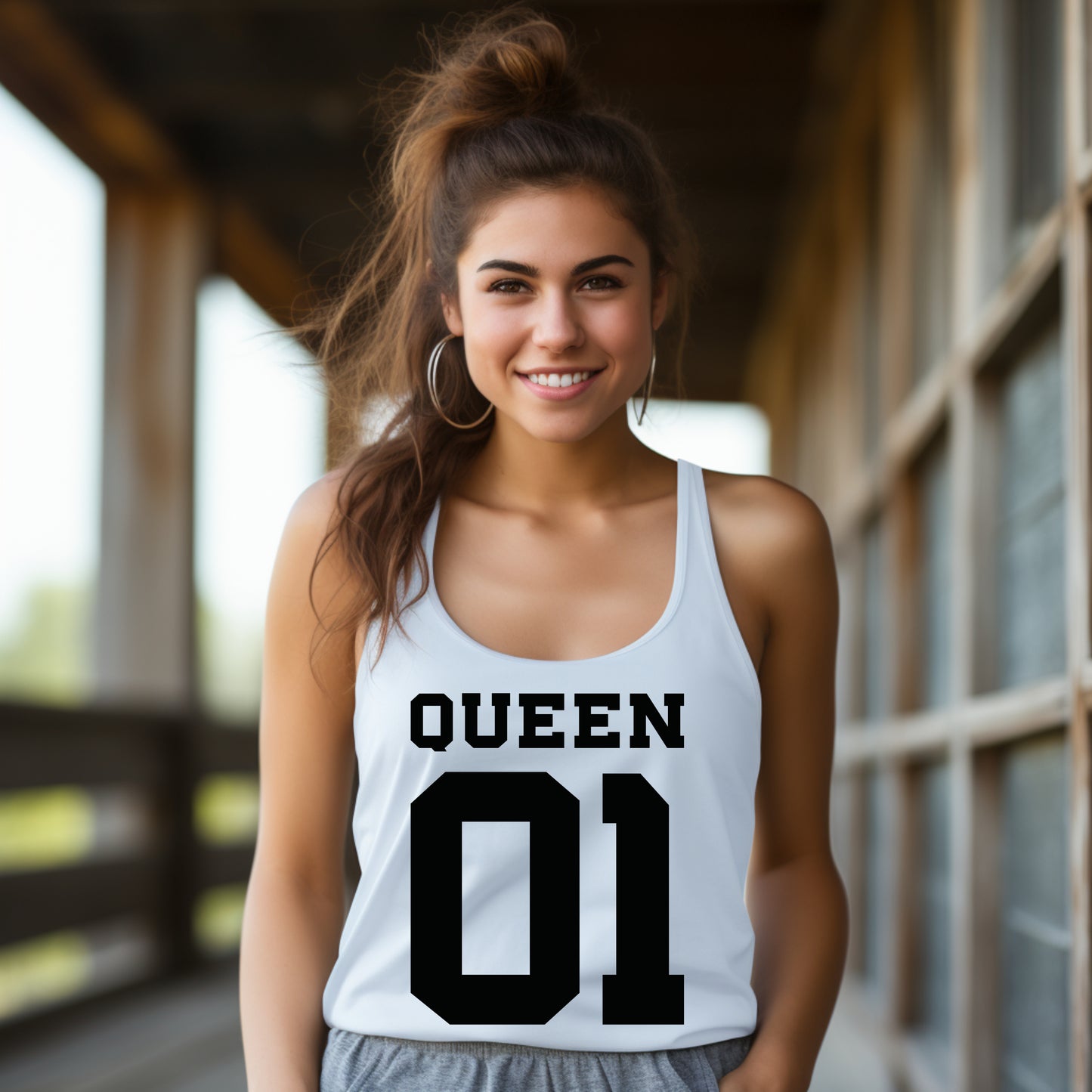 Frauen Tank-Top Queen 01