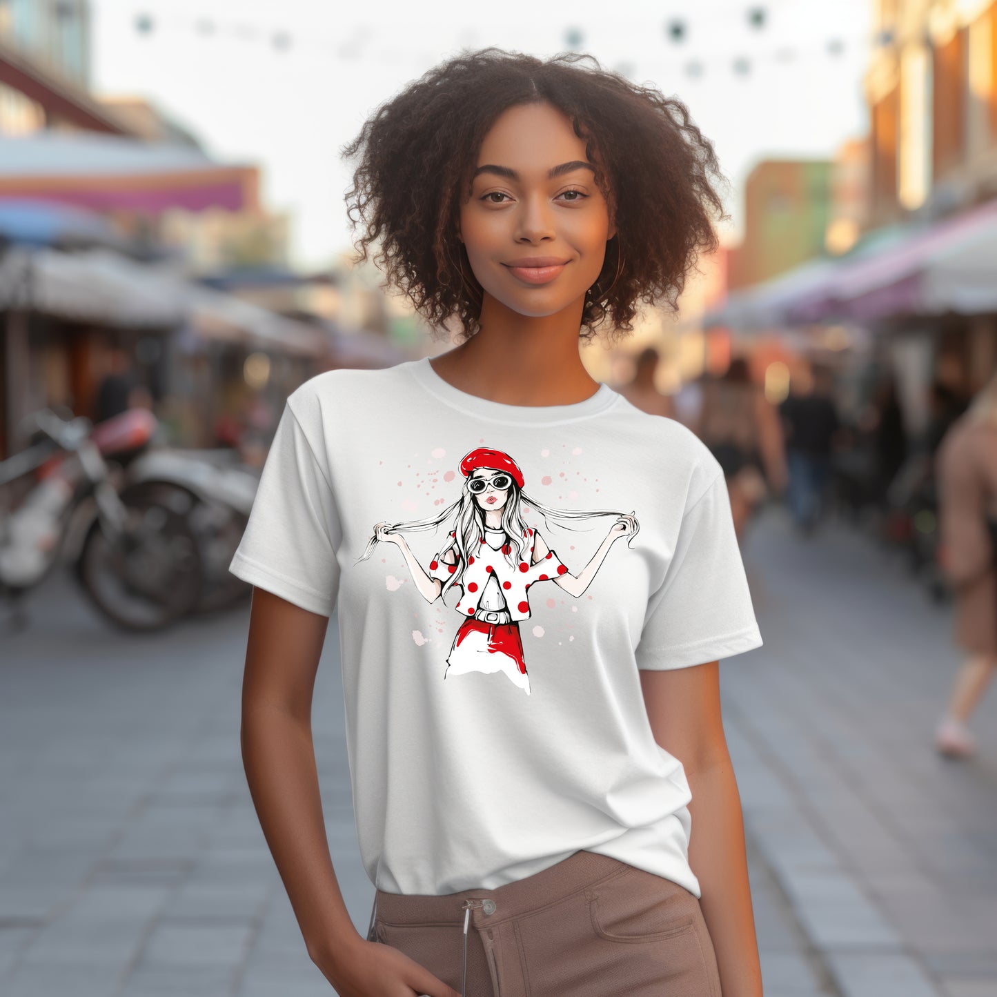 Frauen T-Shirt girly