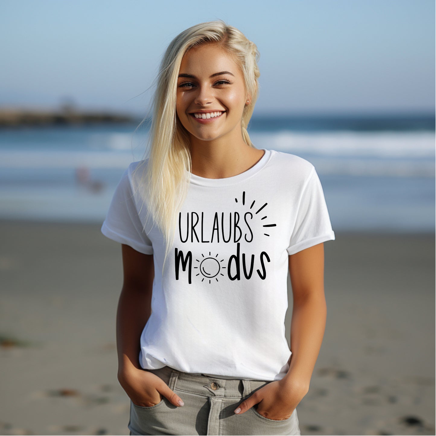Damen T-Shirt Urlaubsmodus