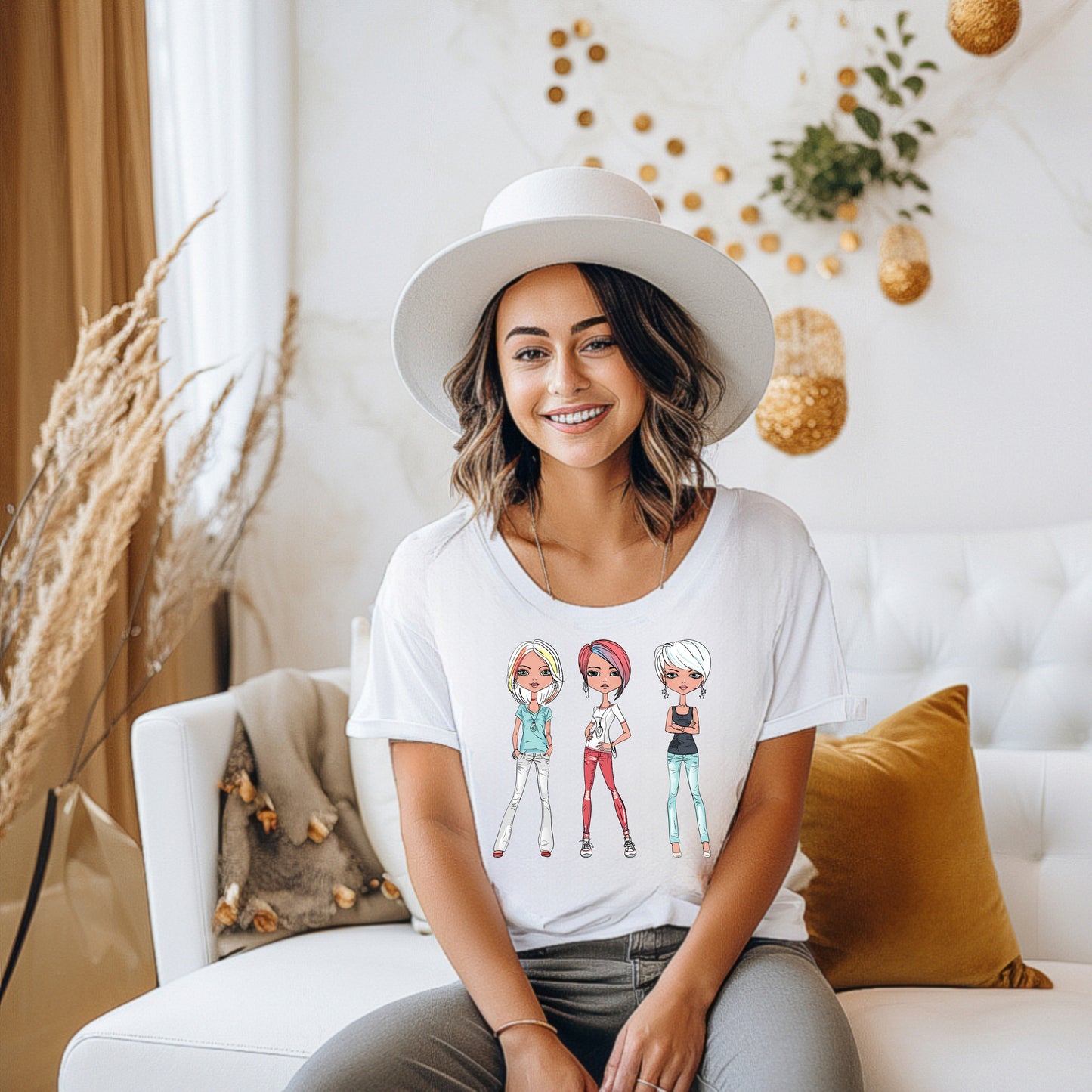 Damen T-Shirt girls night