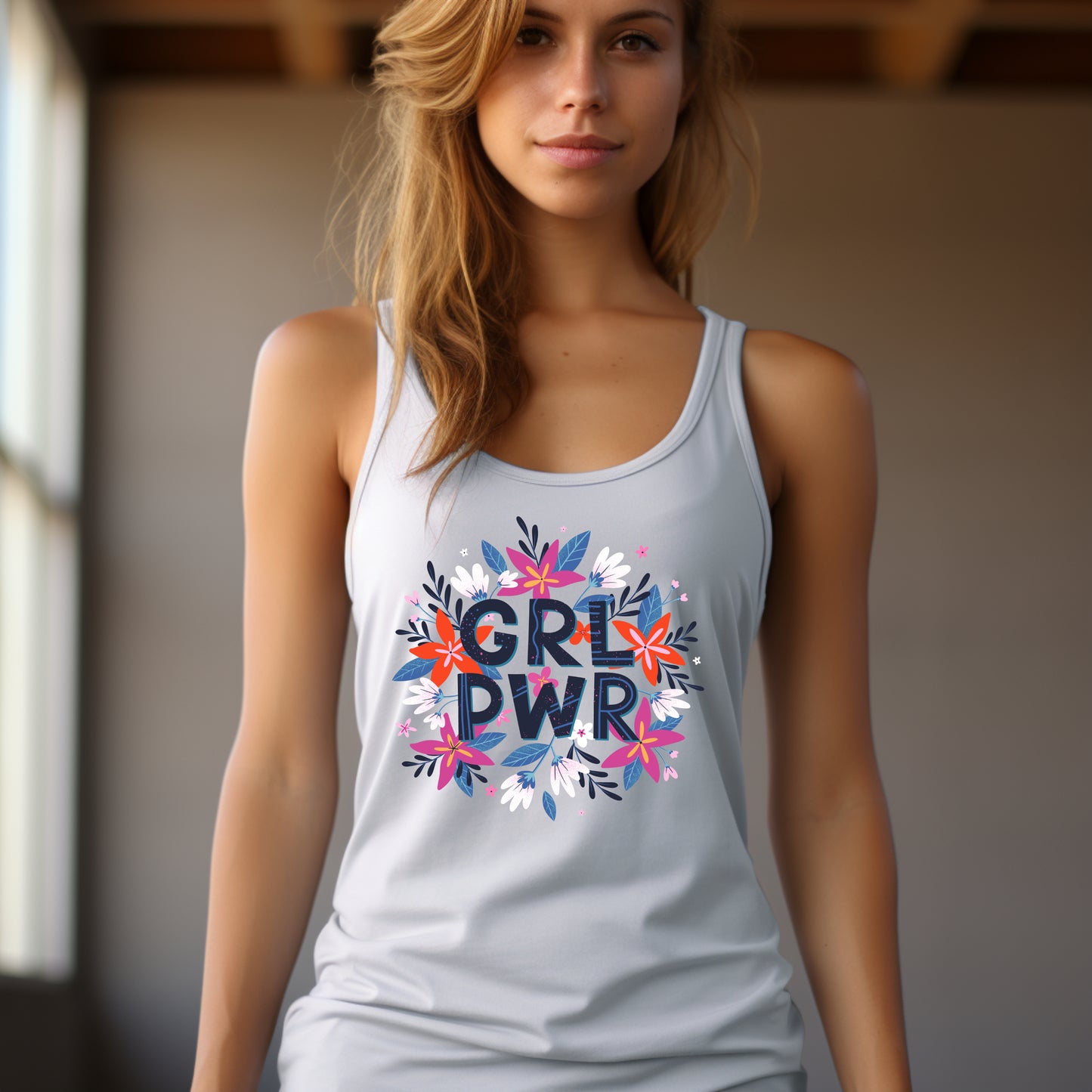 Damen Tank-Top girl power