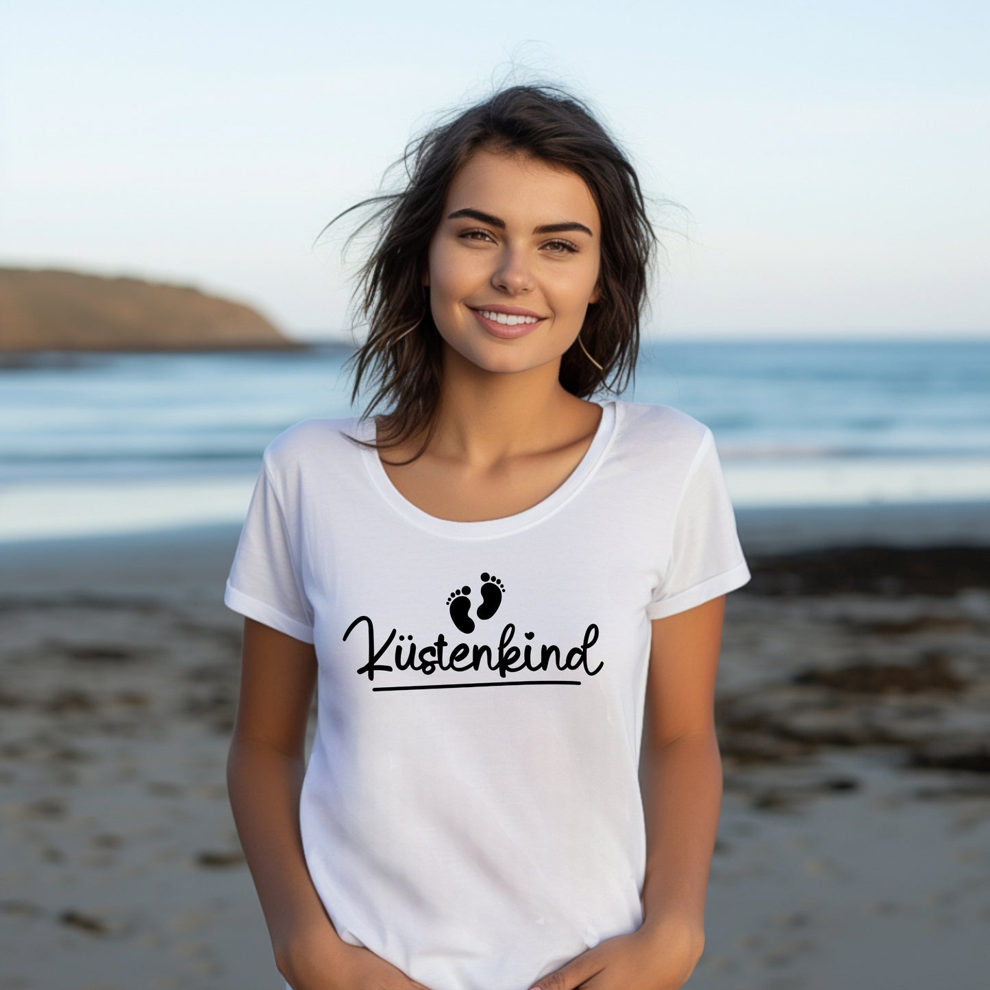 Frauen T-Shirt Küstenkind