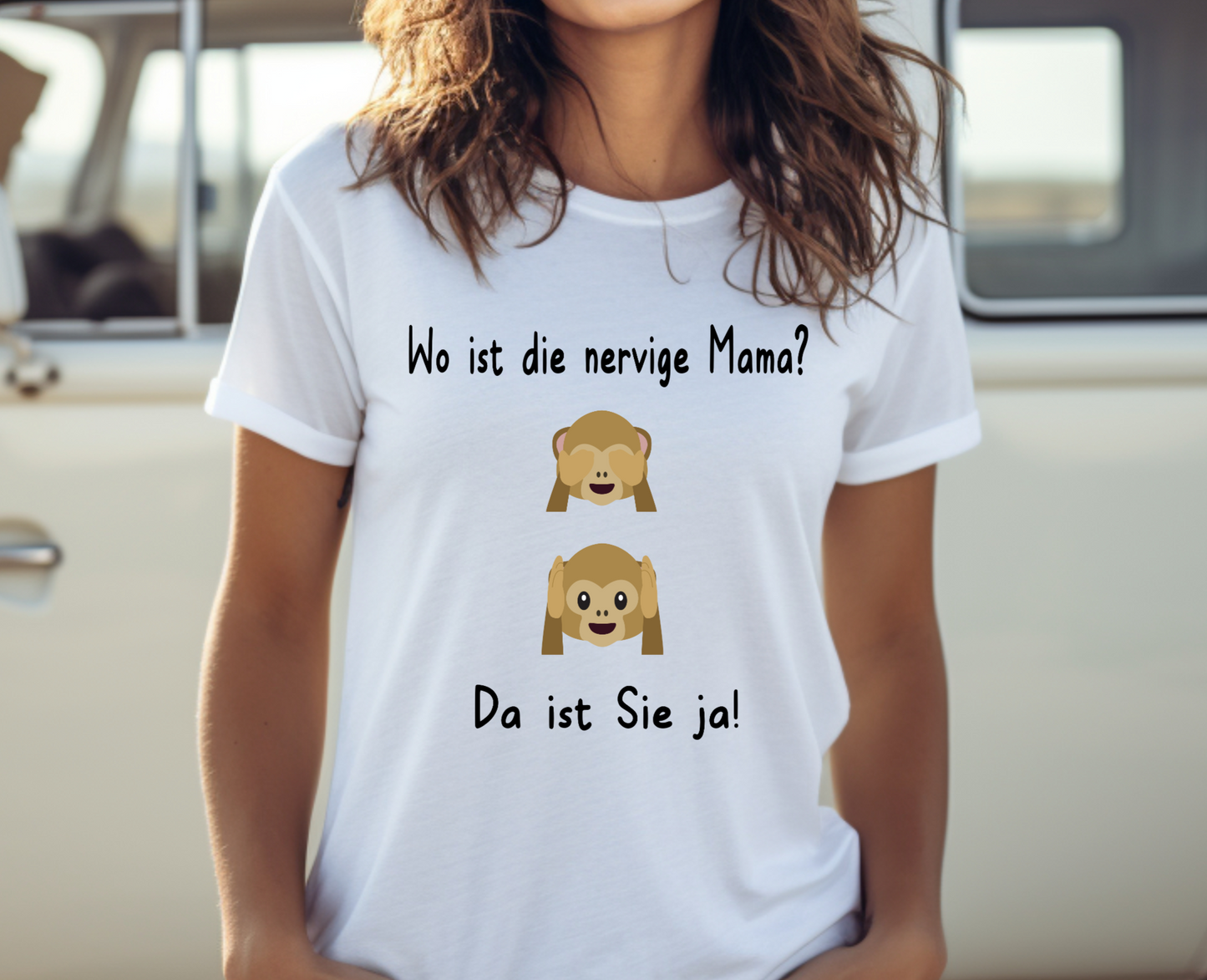 Frauen T-Shirt Wo ist... MamaEdition