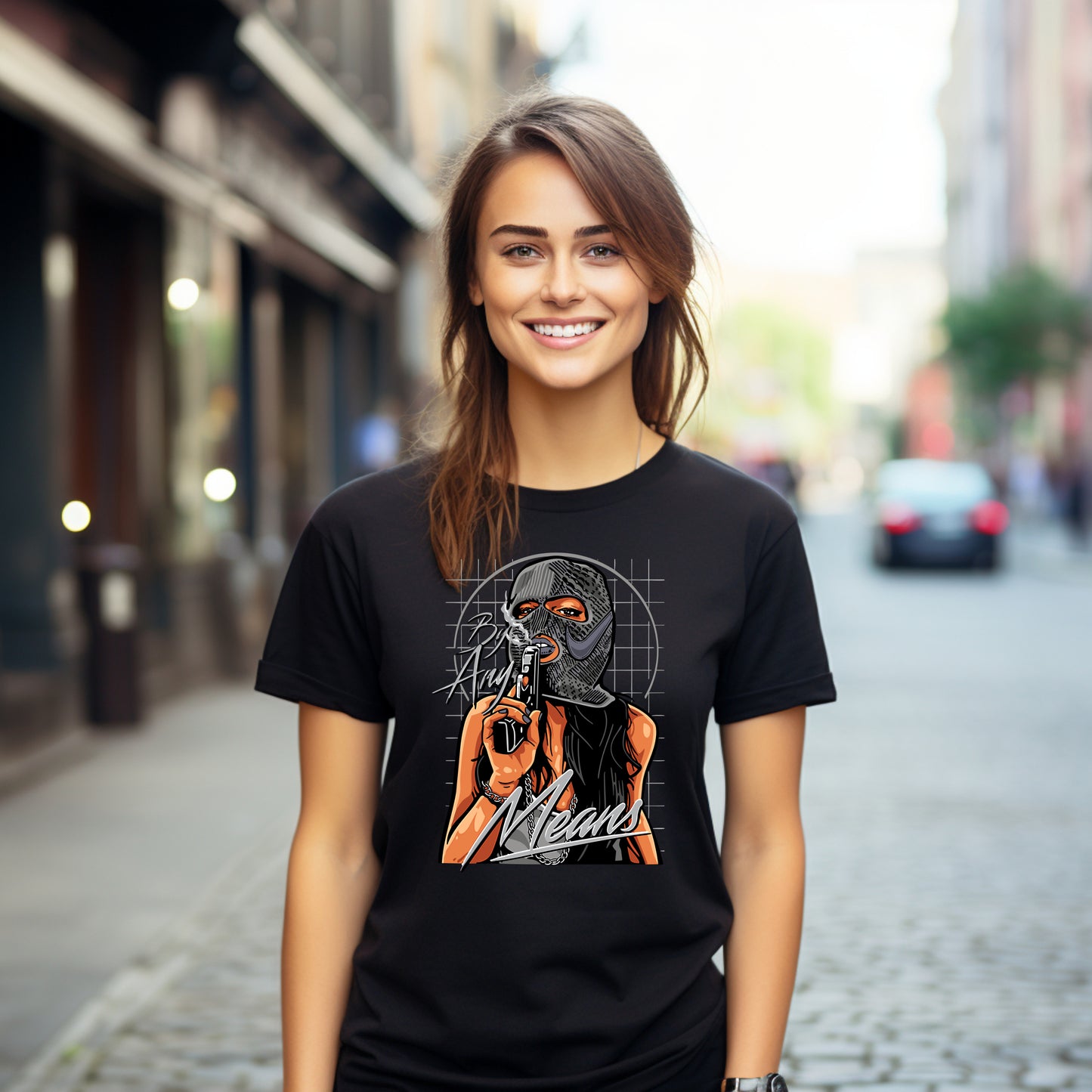 Damen T-Shirt by any means