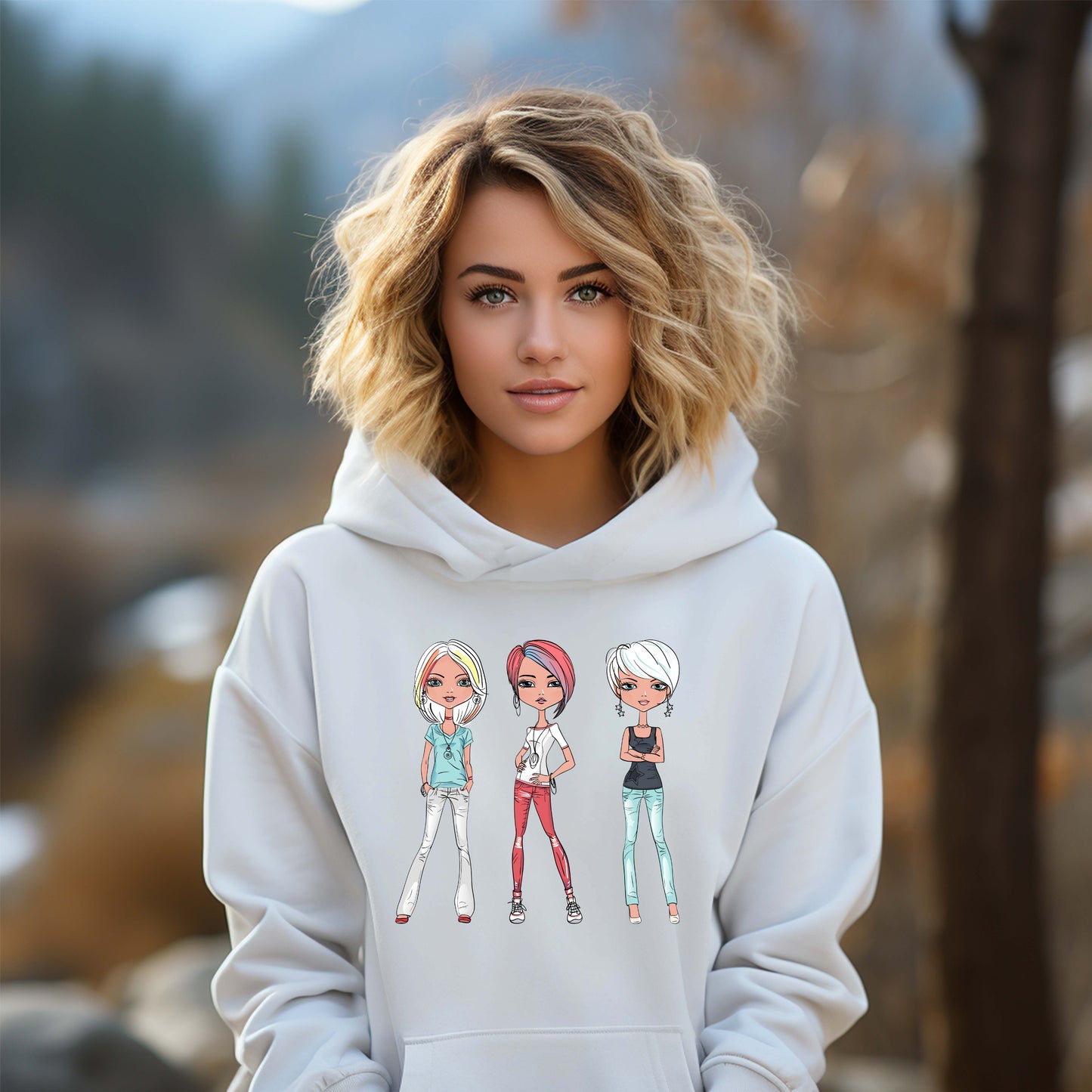 Damen Kapuzenpullover Girls Night