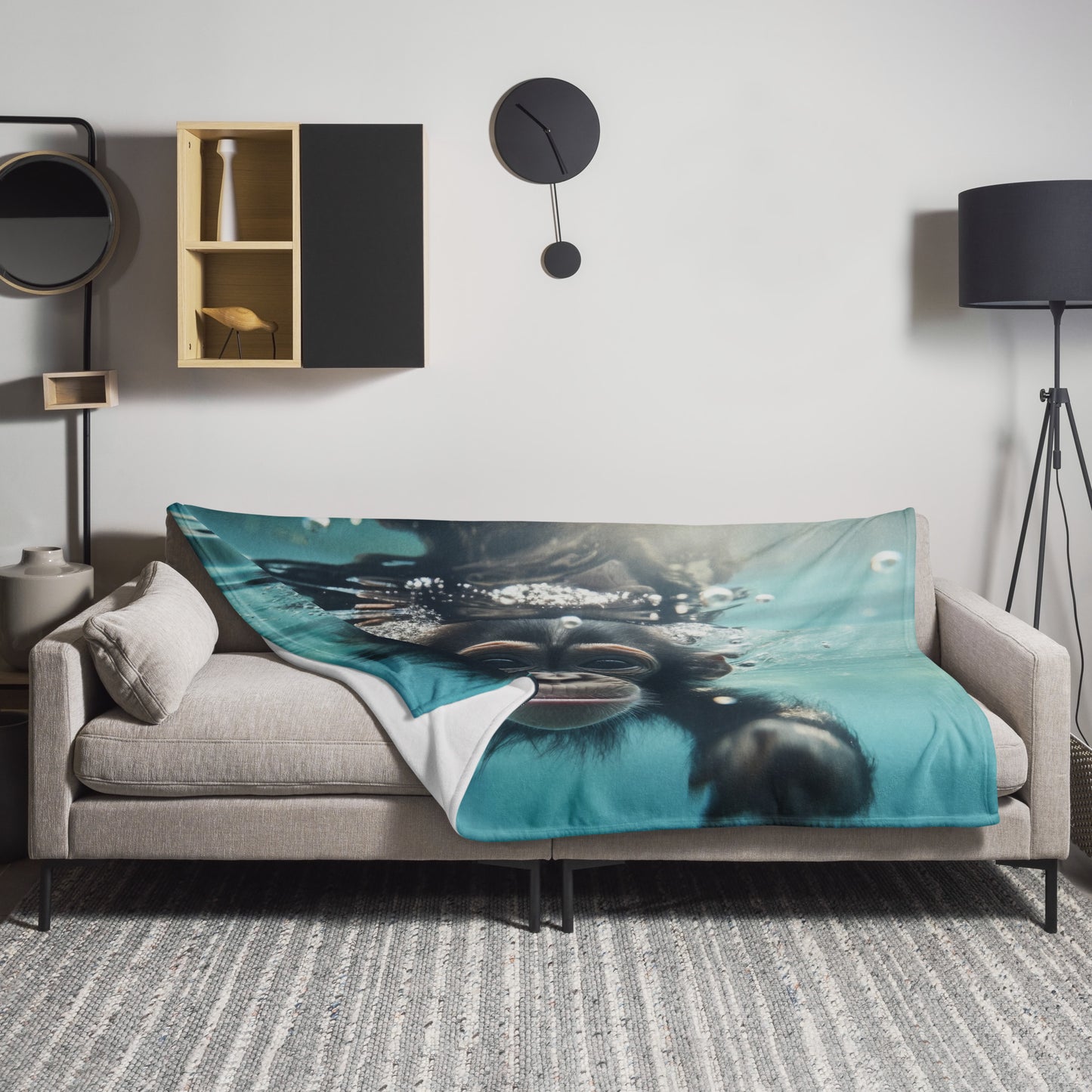 Kuscheldecke Chimpanse