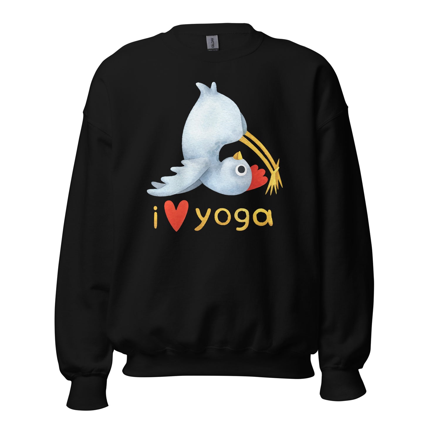Frauen Pullover i love yoga