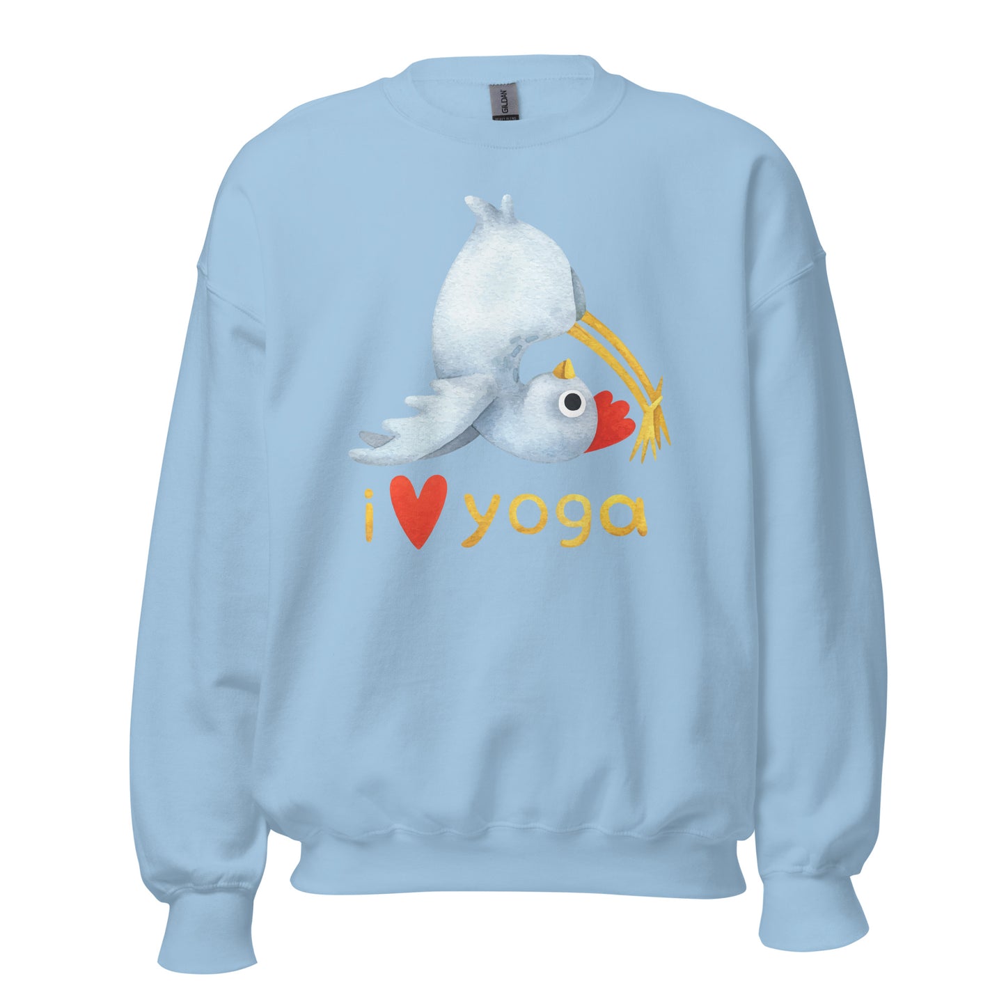 Frauen Pullover i love yoga
