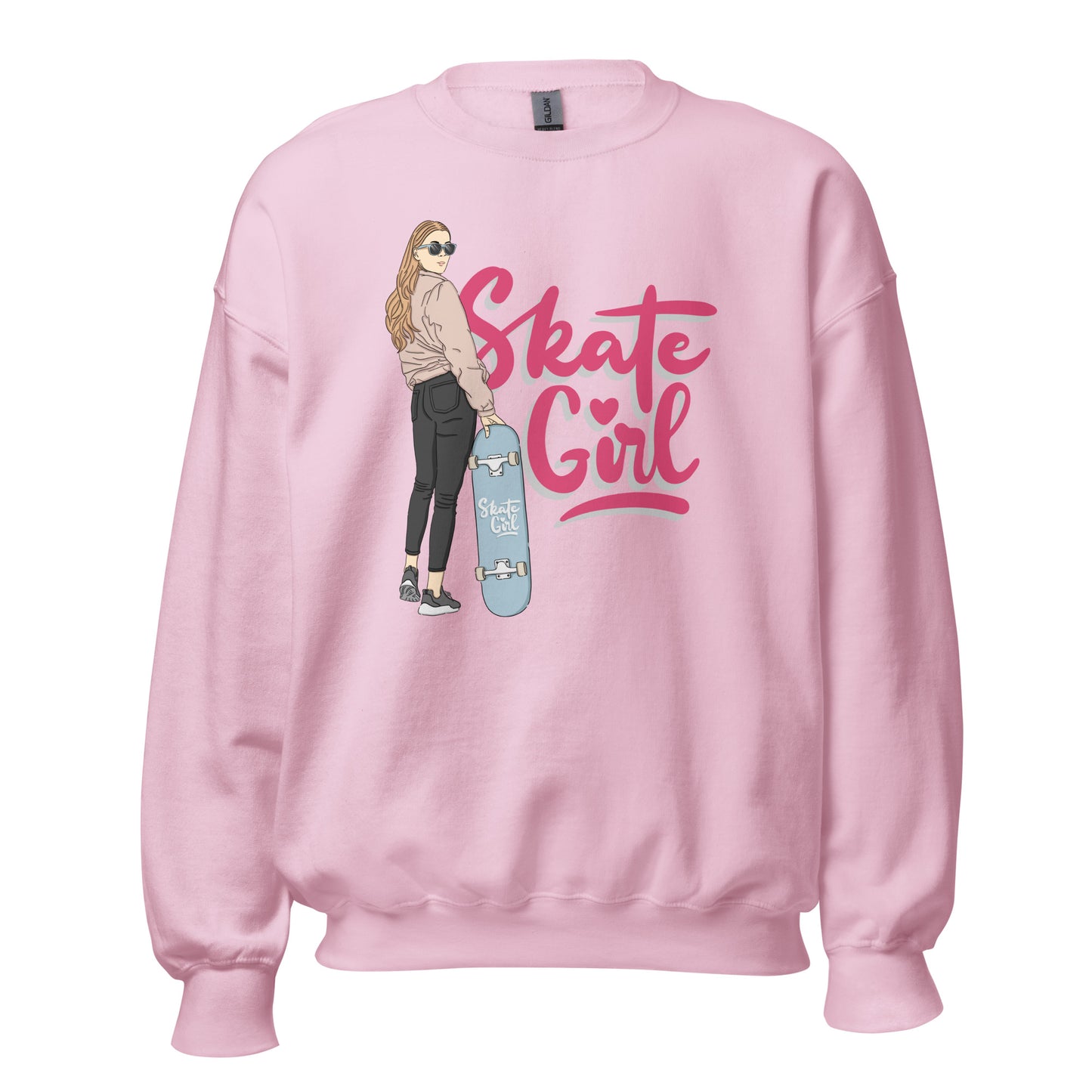 Frauen Pullover Skate girl