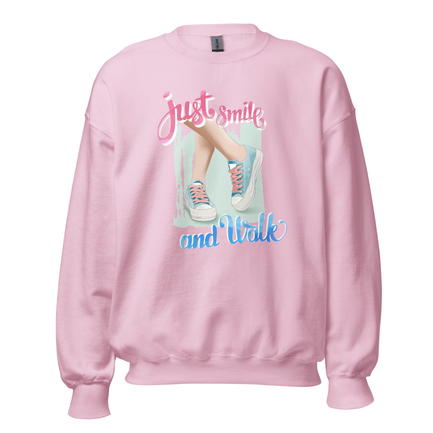 Frauen Pullover just smile