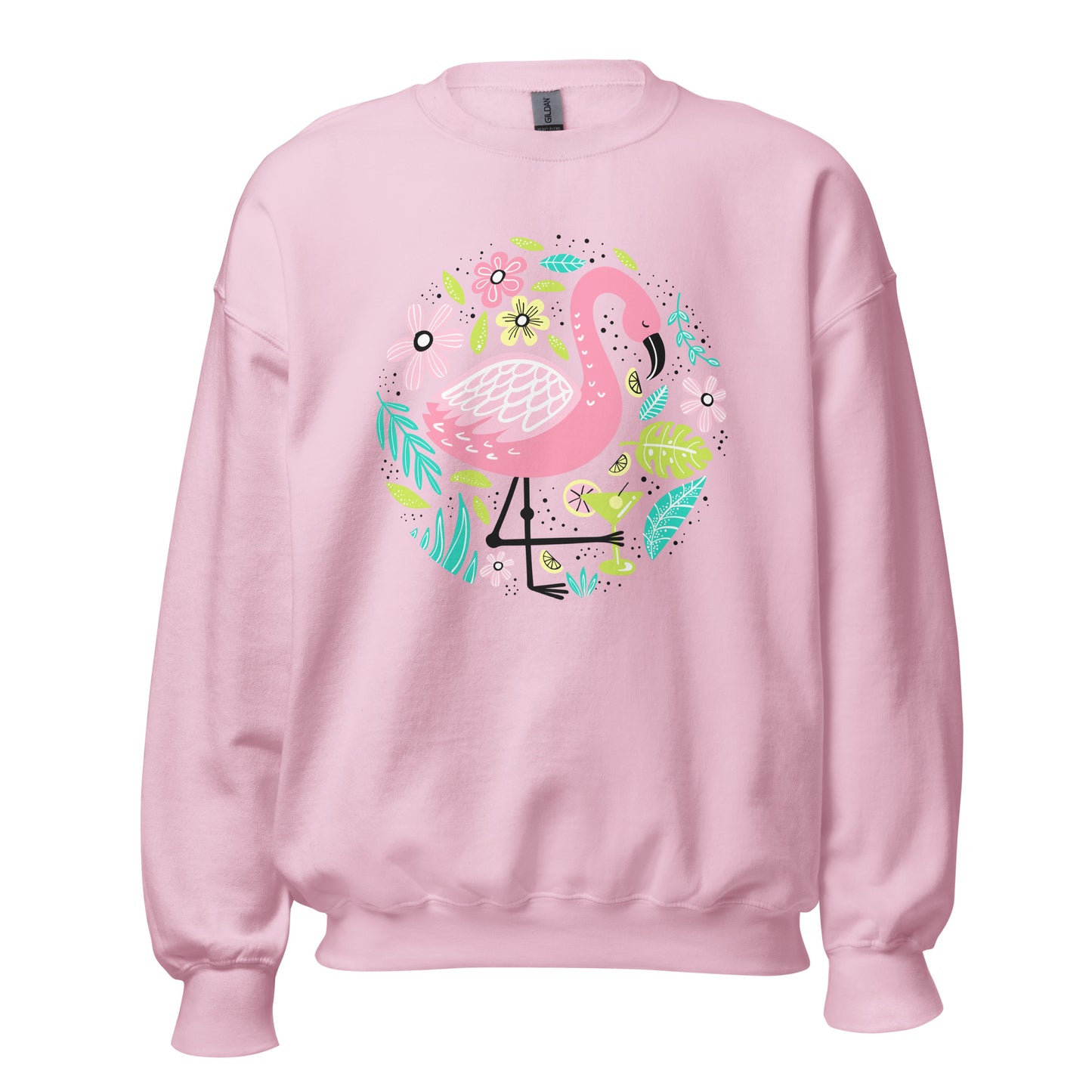 Damen Pullover flamingo