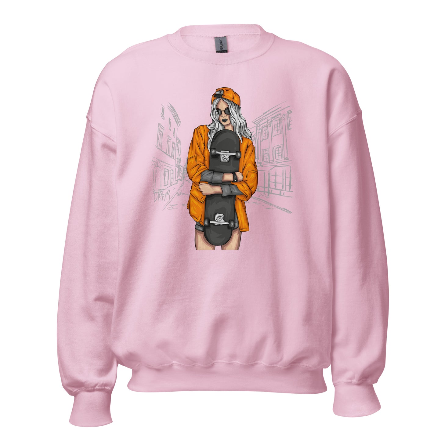 Damen Pullover skater girl