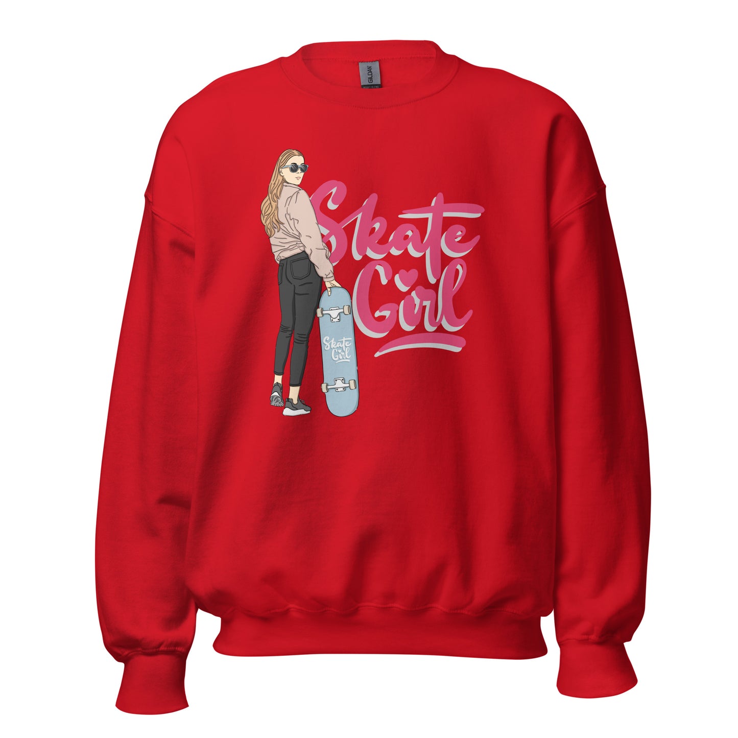 Frauen Pullover Skate girl