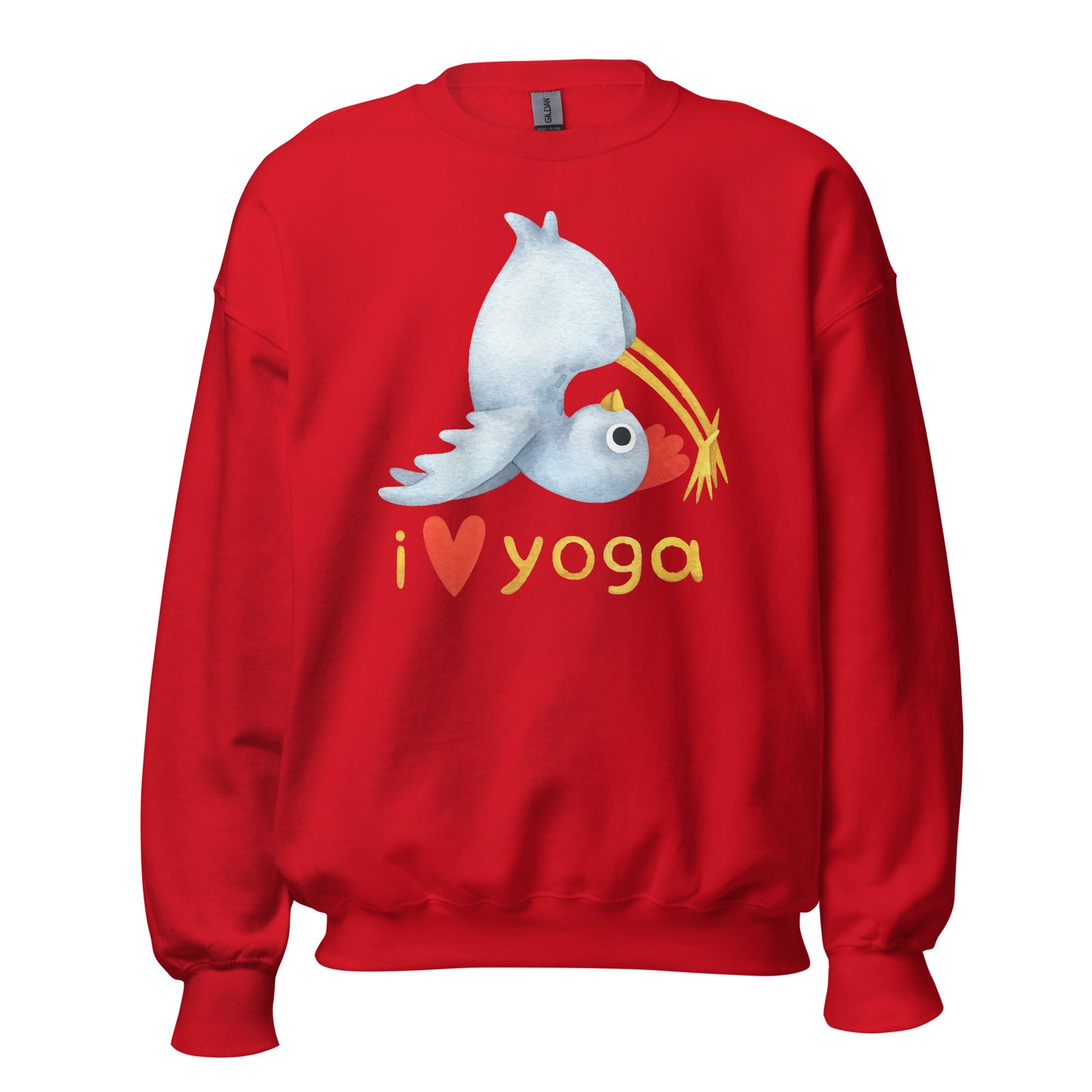 Frauen Pullover i love yoga