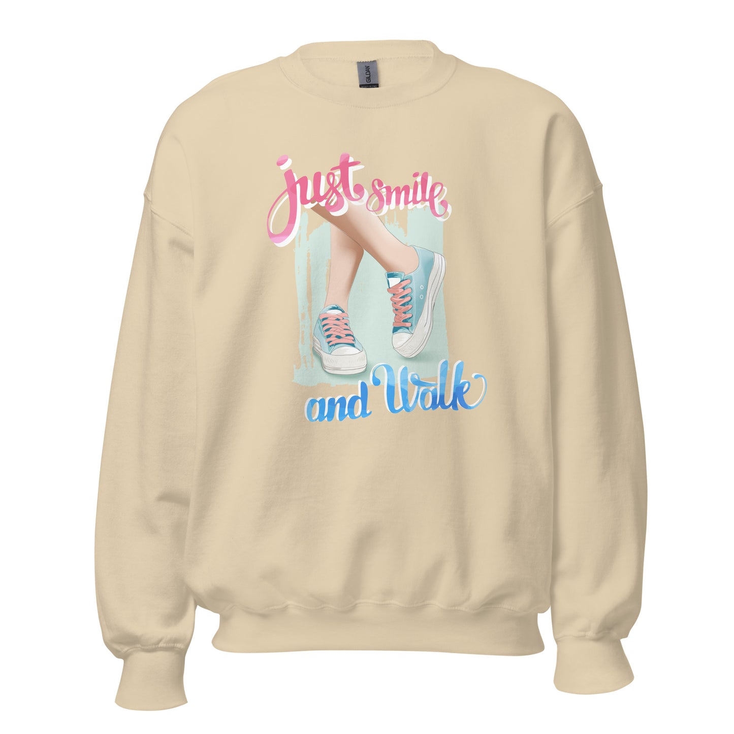 Frauen Pullover just smile