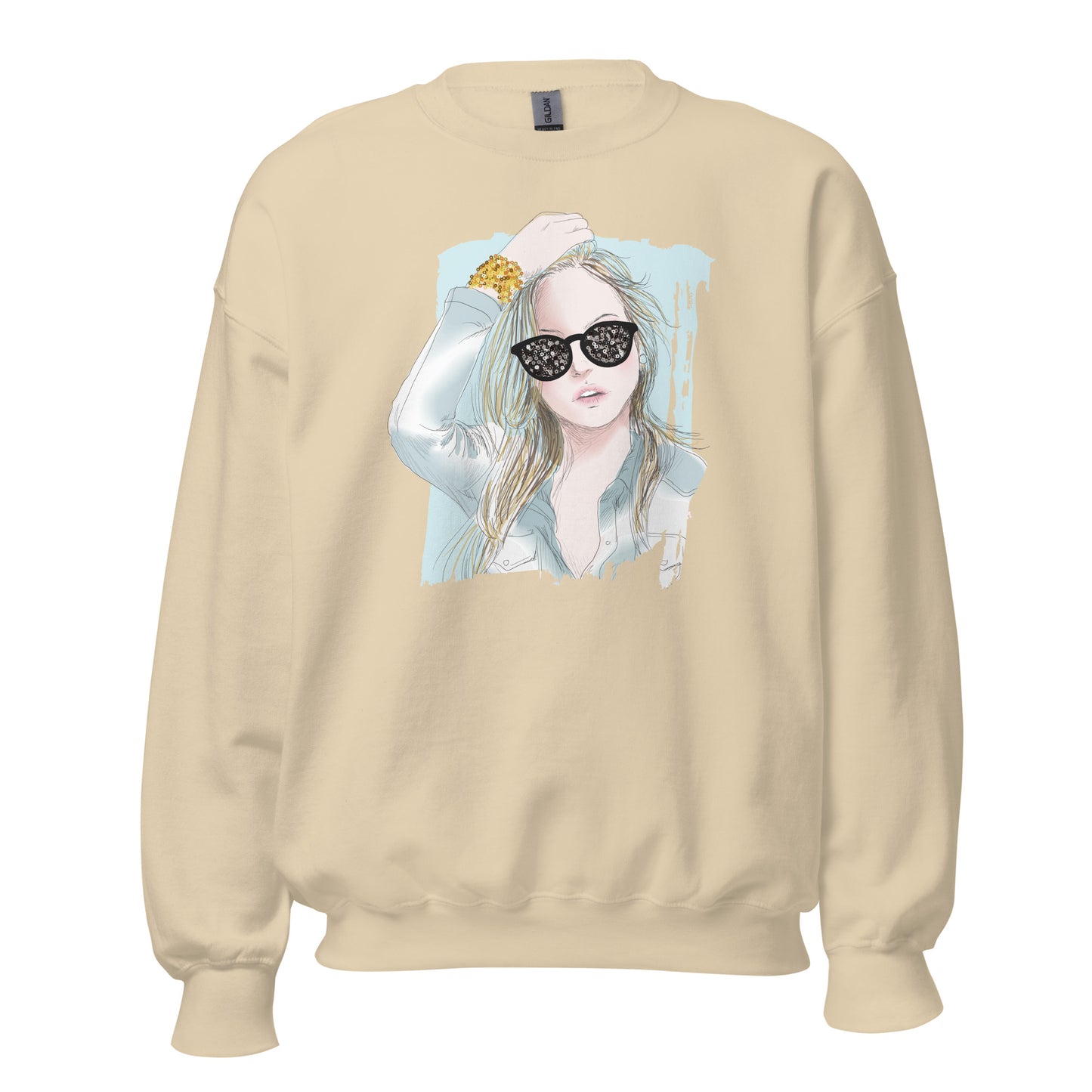 Frauen Pullover gold