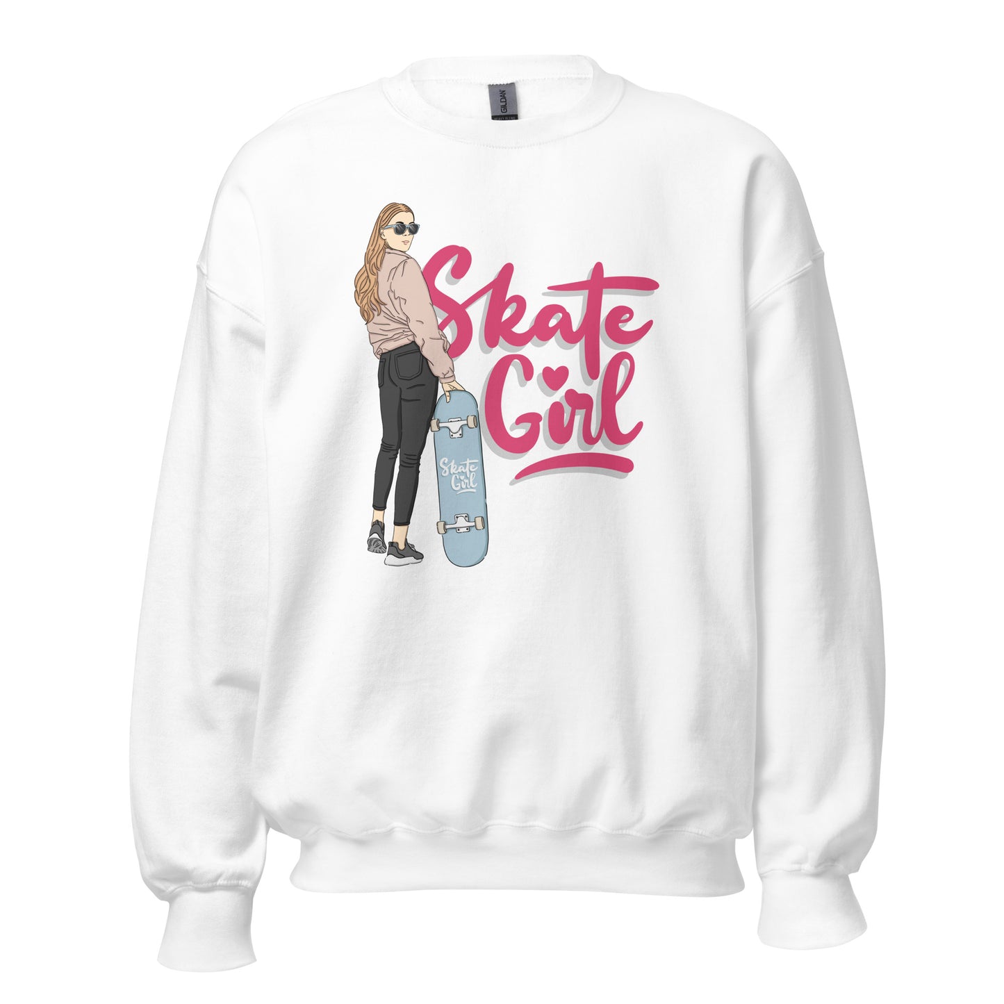 Frauen Pullover Skate girl