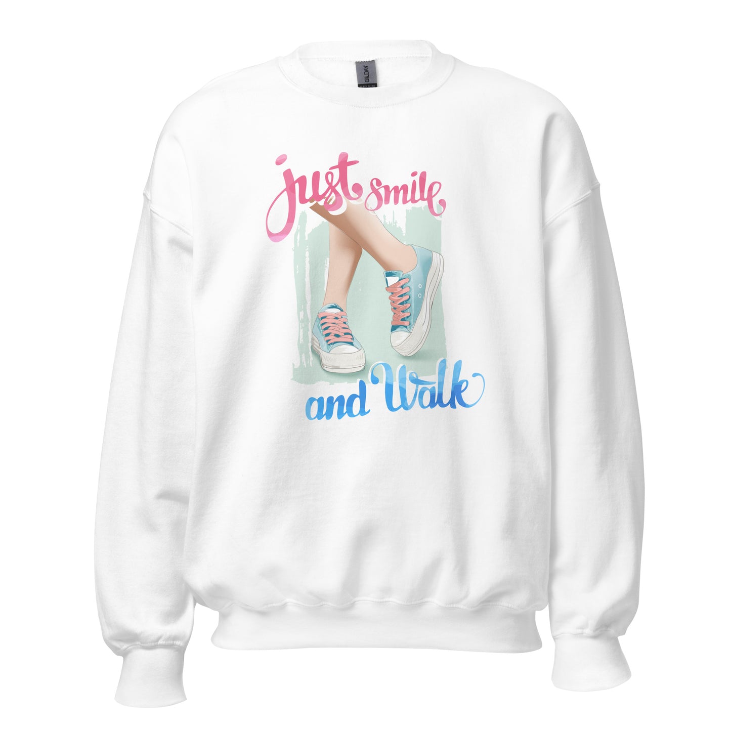 Frauen Pullover just smile