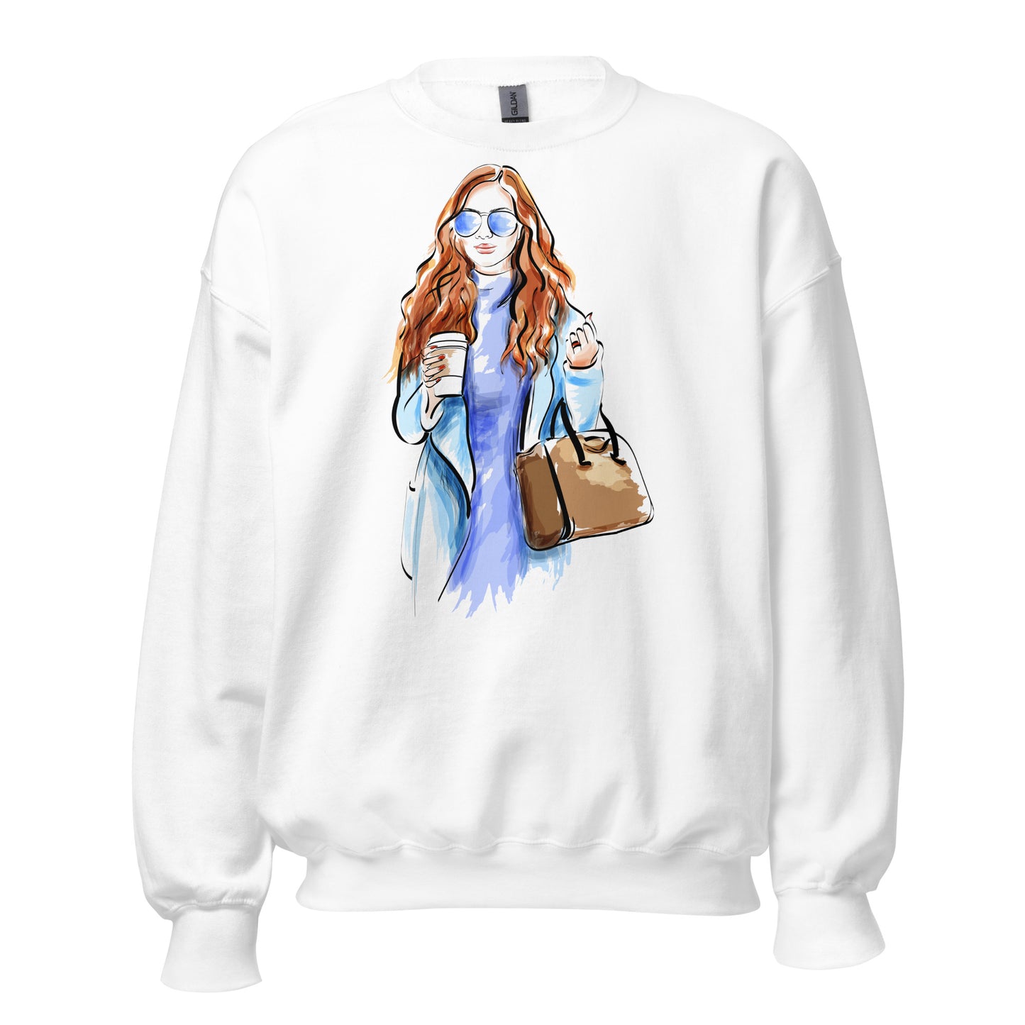 Damen Pullover coffee 2 go