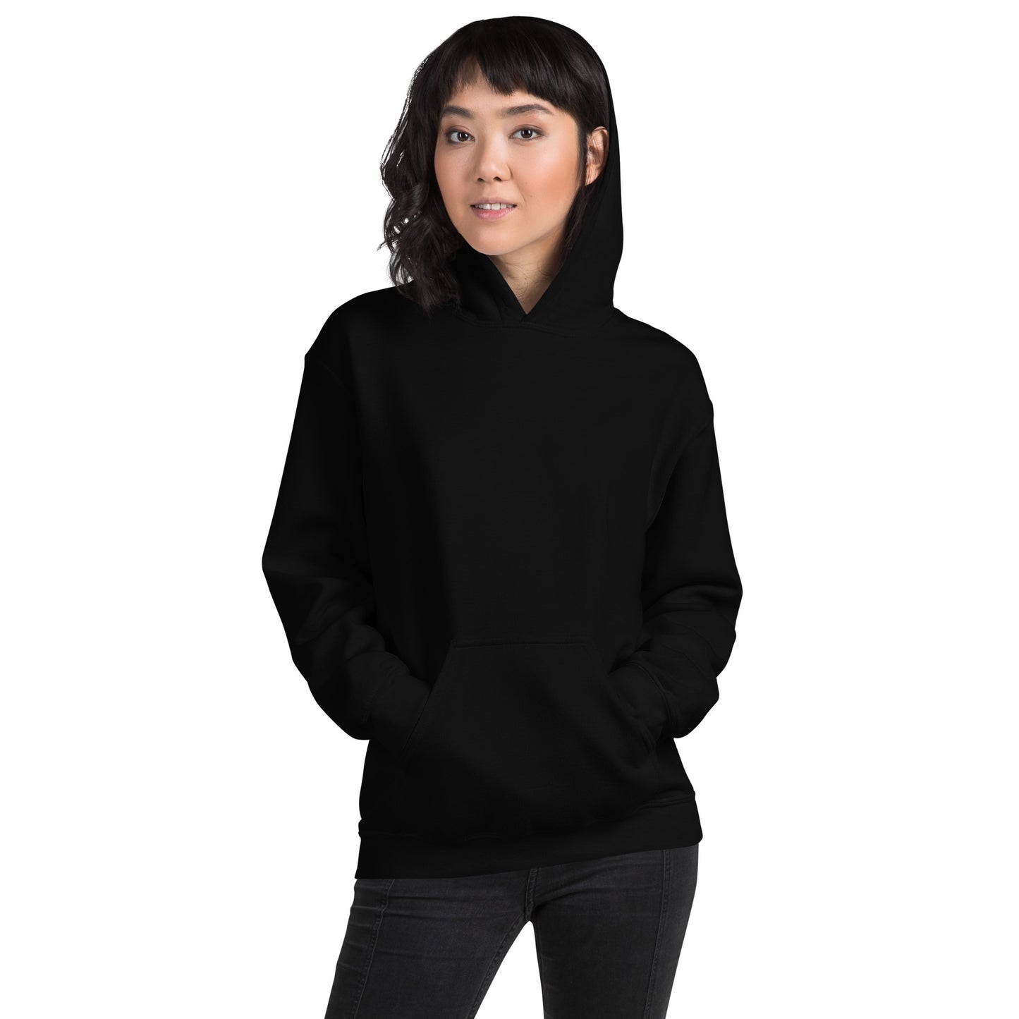 Damen Kaputzenpullover Backprint / Rückenprint Rosen