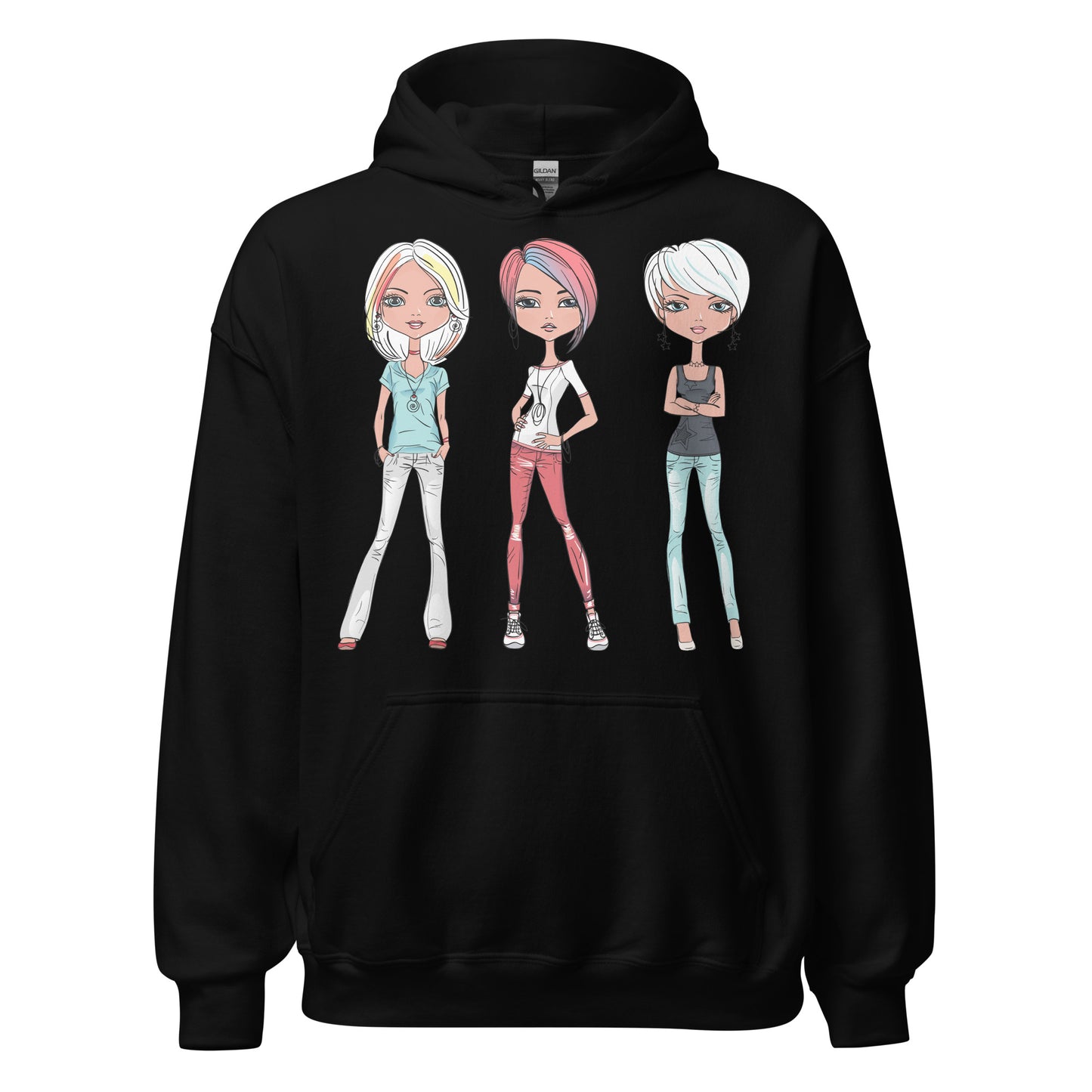 Damen Kapuzenpullover Girls Night