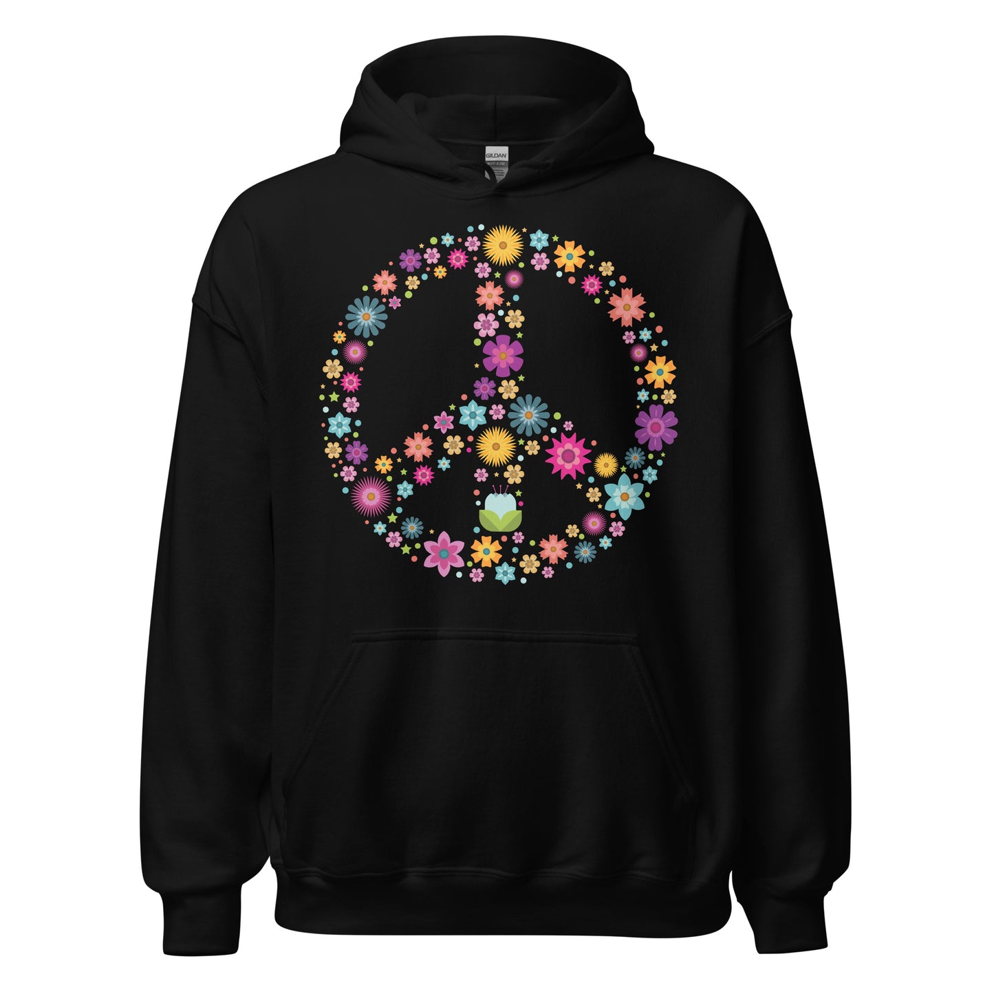 Damen Kapuzenpullover Peace