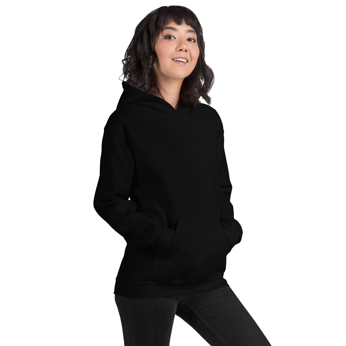 Damen Kaputzenpullover Backprint / Rückenprint Rosen