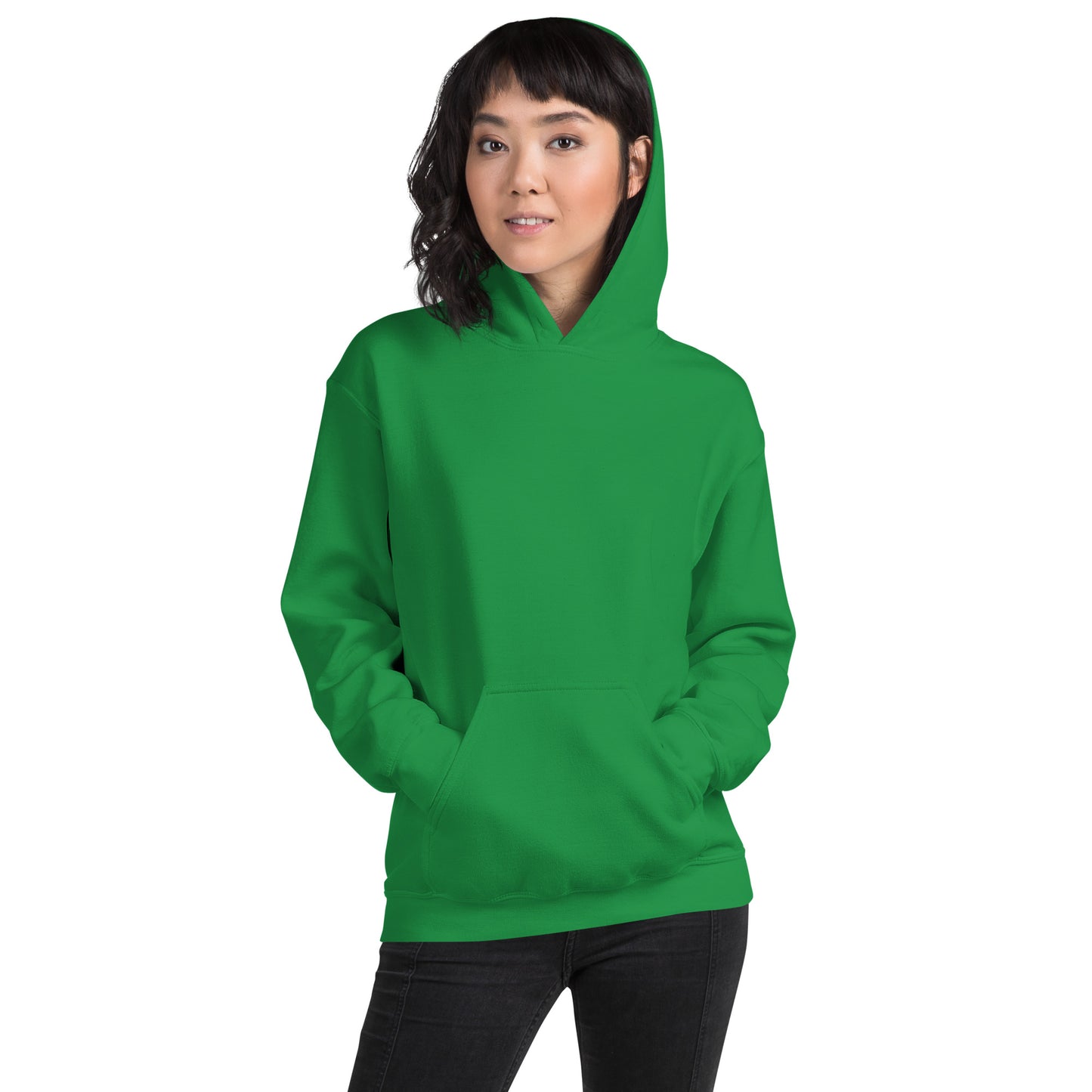 Damen Kaputzenpullover Backprint / Rückenprint Feder