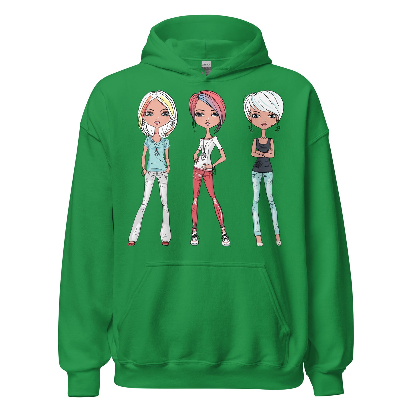 Damen Kapuzenpullover Girls Night