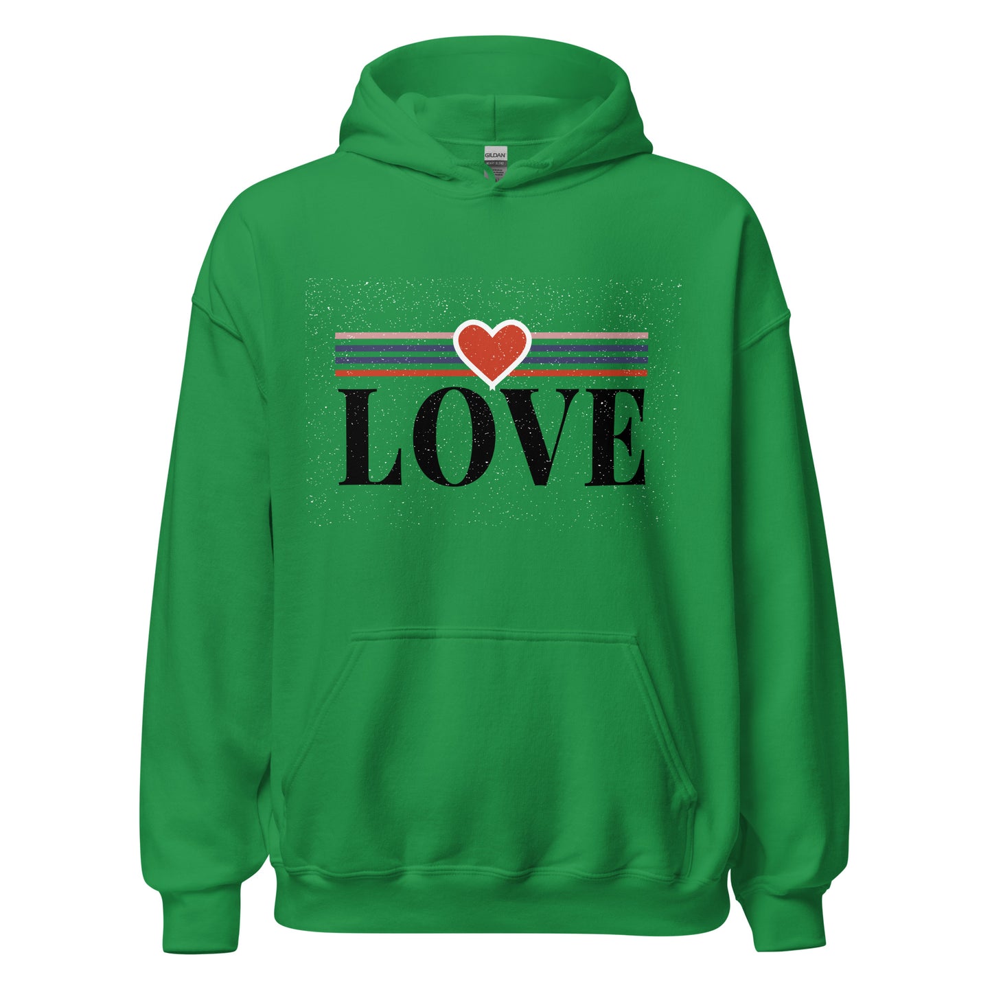 Damen Kapuzenpullover Love