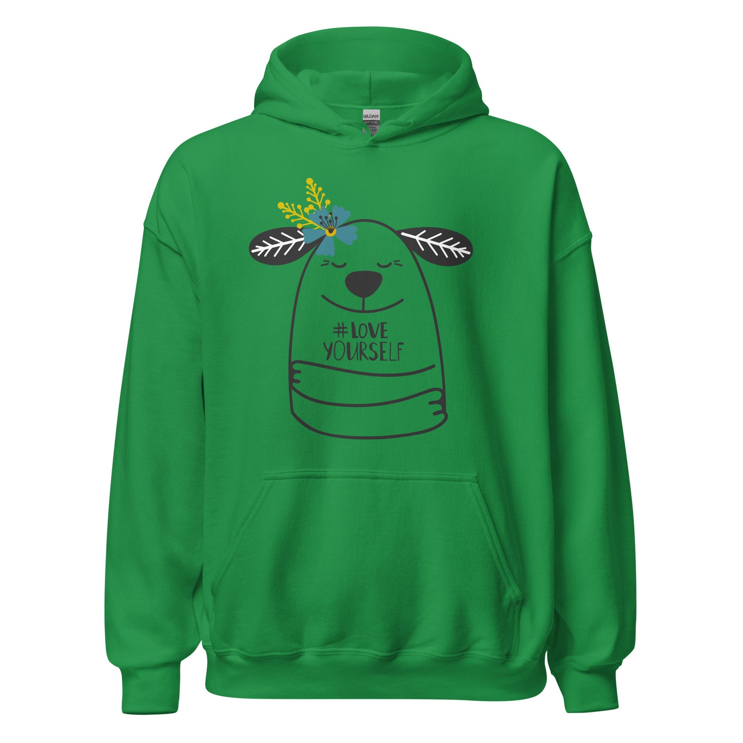 Damen Kapuzenpullover love yourself