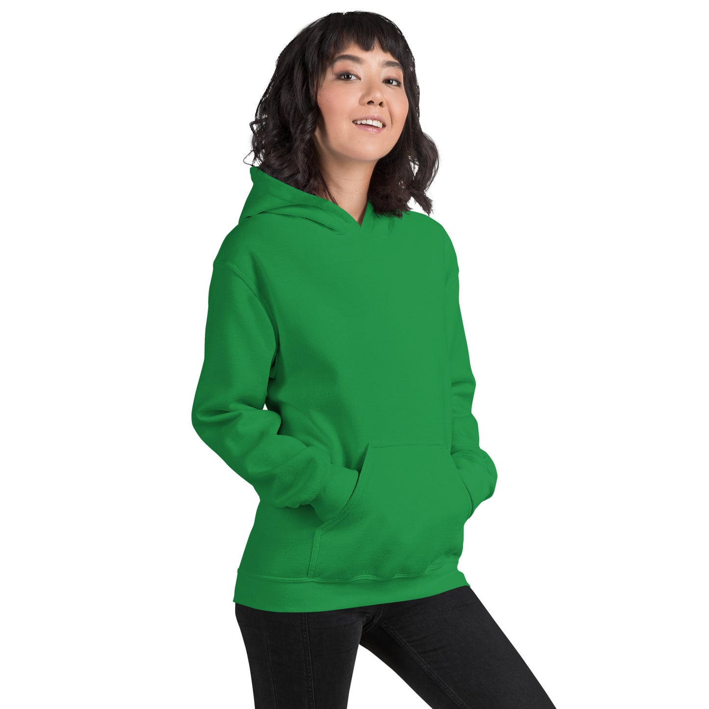 Damen Kaputzenpullover Backprint / Rückenprint Rosen