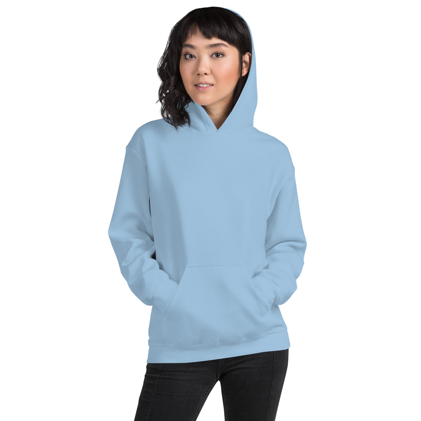 Damen Kaputzenpullover Backprint / Rückenprint Rosen