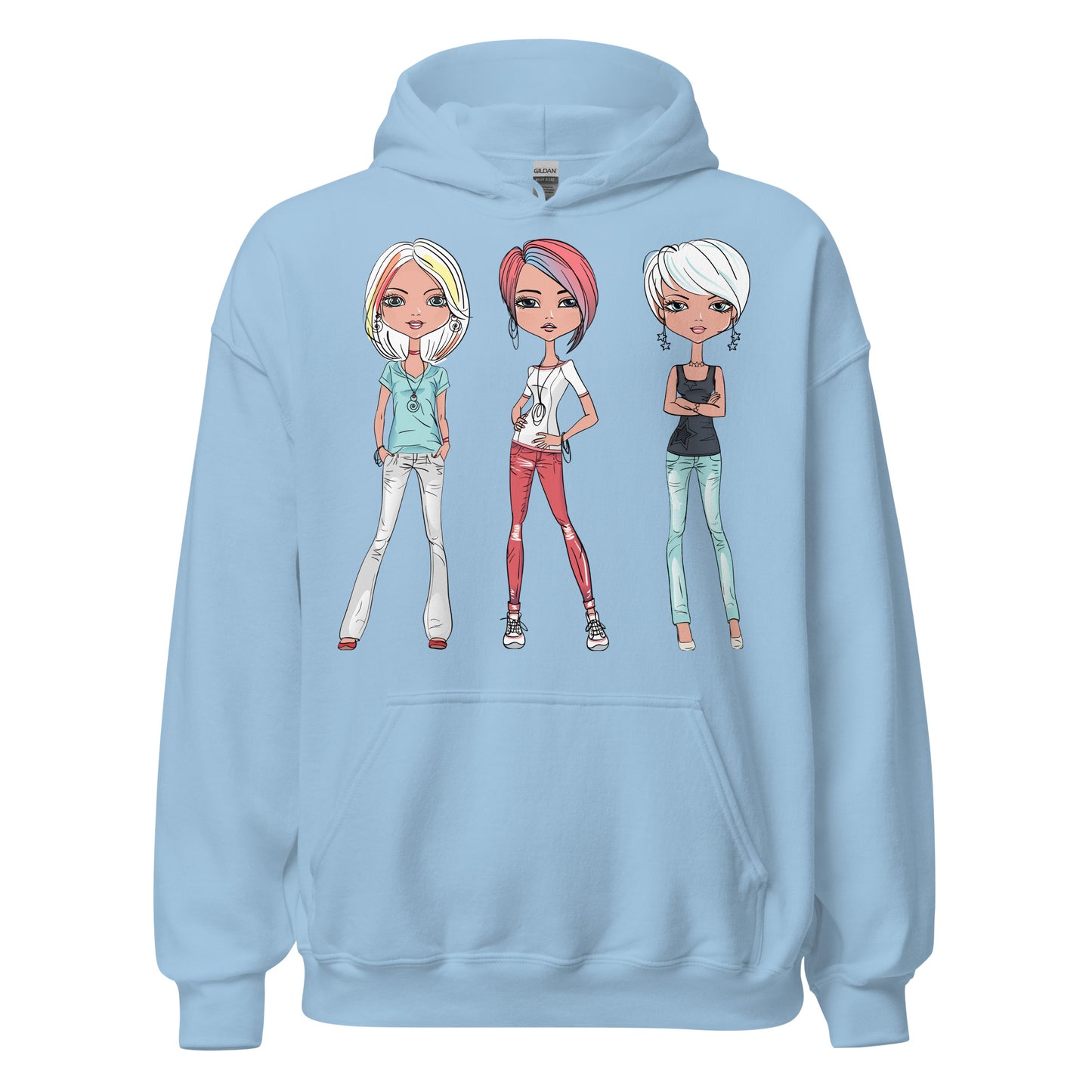 Damen Kapuzenpullover Girls Night