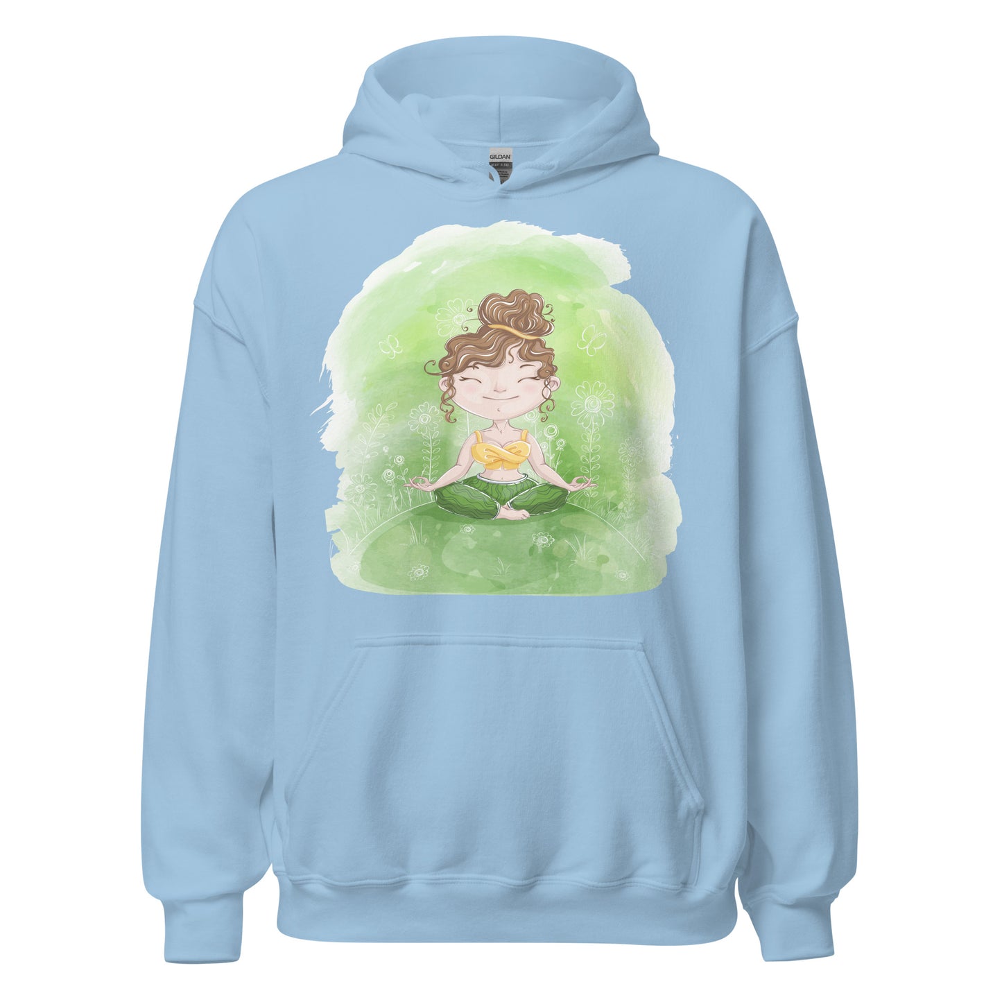 Damen Kapuzenpullover Namaste 2