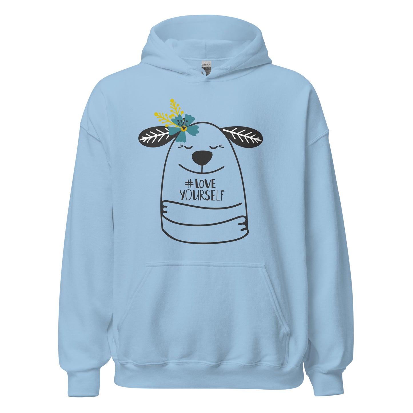 Damen Kapuzenpullover love yourself