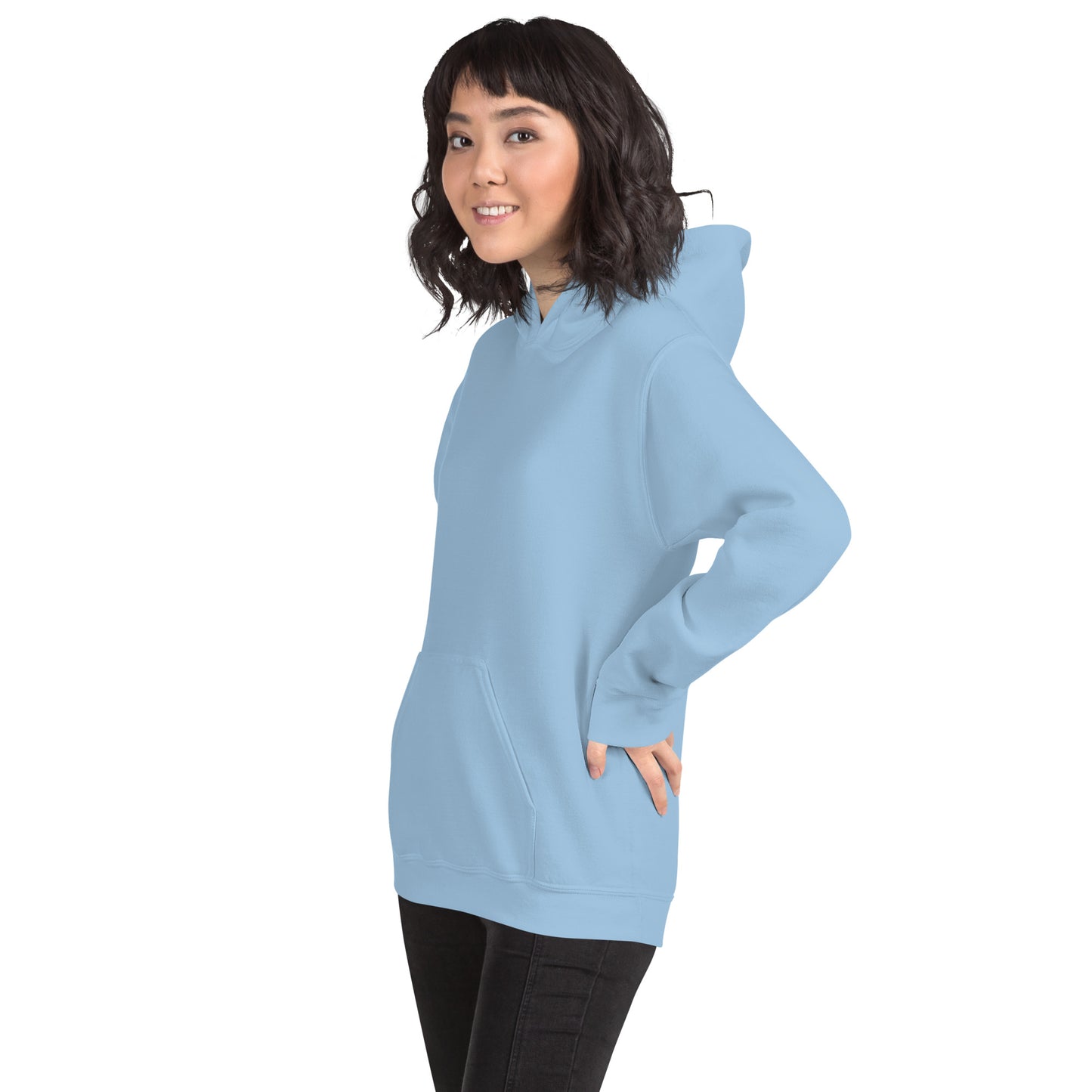 Damen Kaputzenpullover Backprint / Rückenprint Rosen