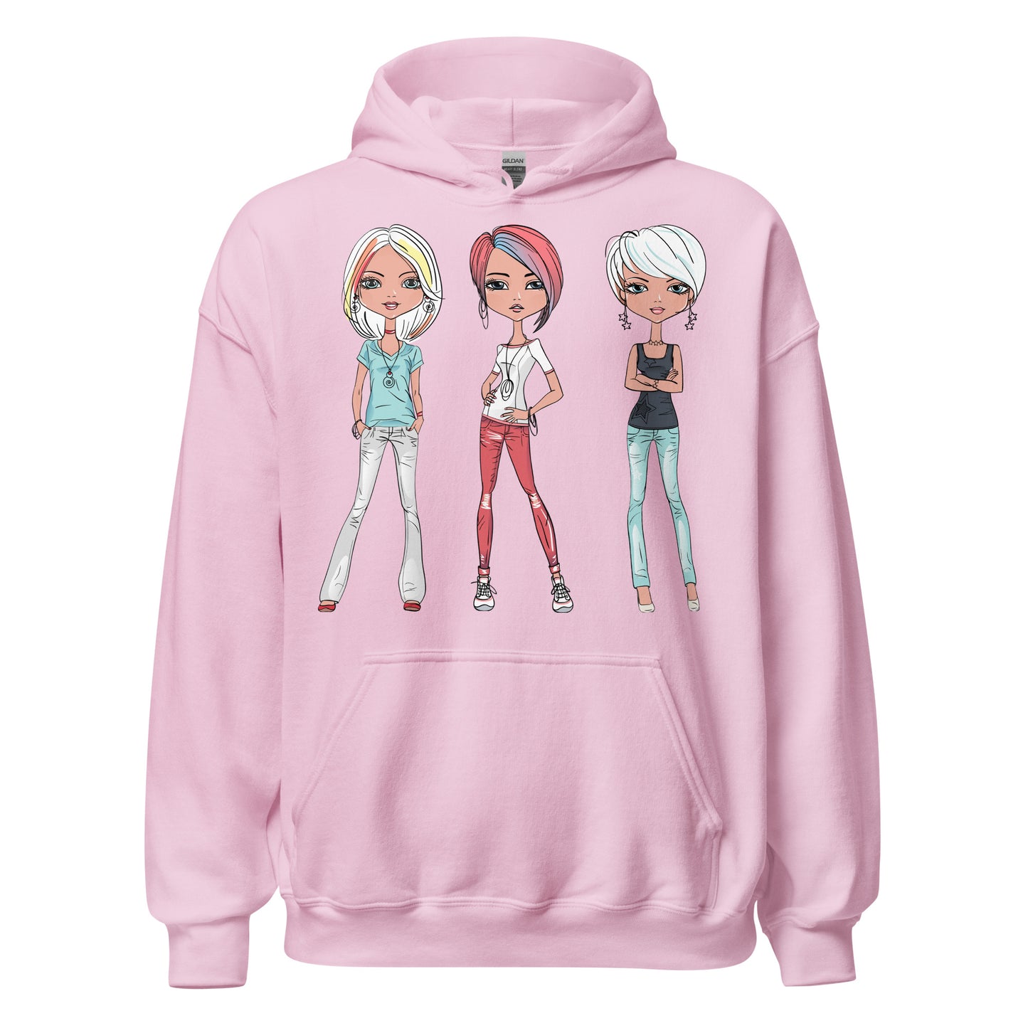 Damen Kapuzenpullover Girls Night