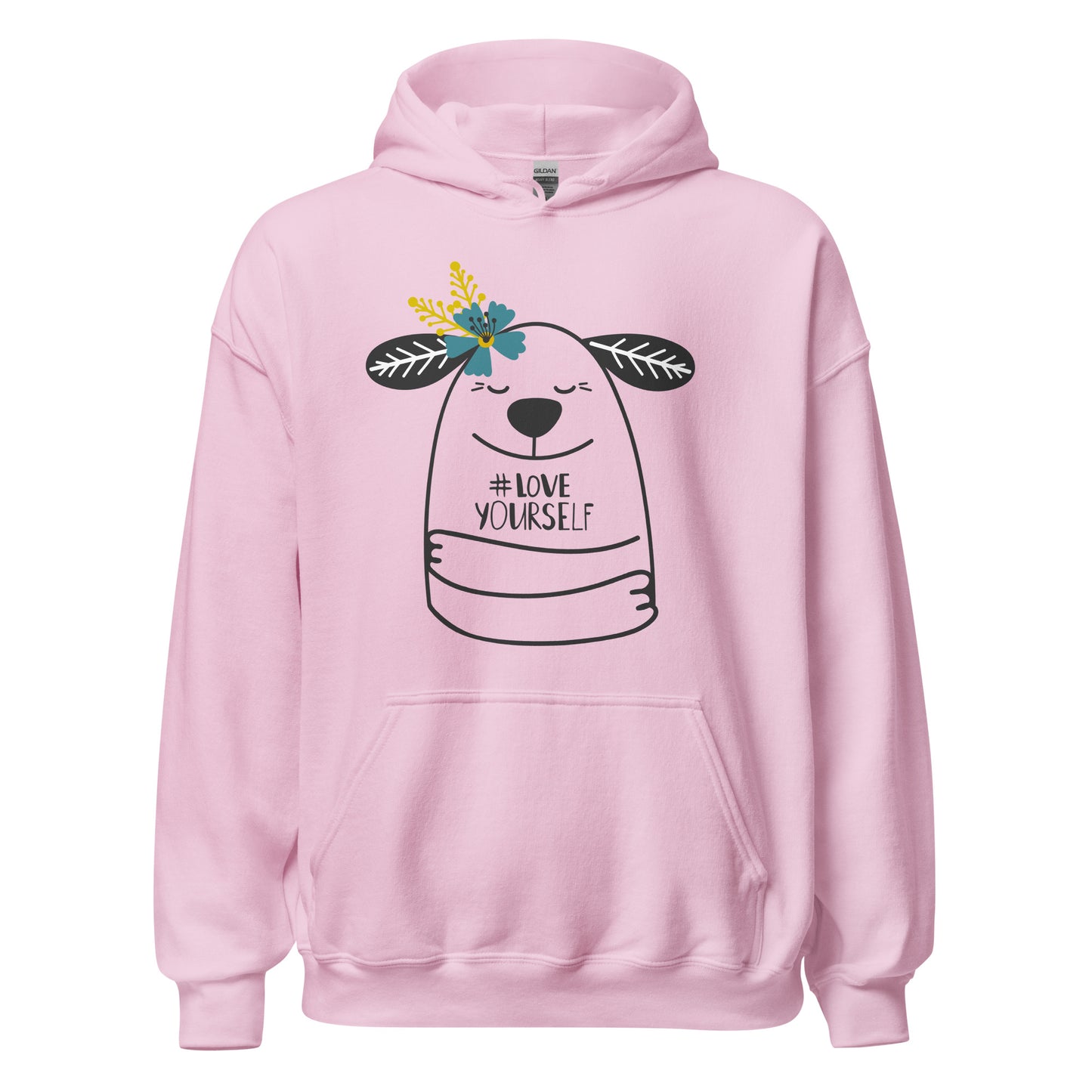 Damen Kapuzenpullover love yourself