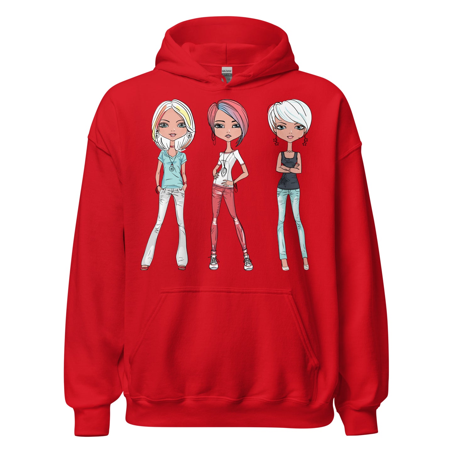Damen Kapuzenpullover Girls Night