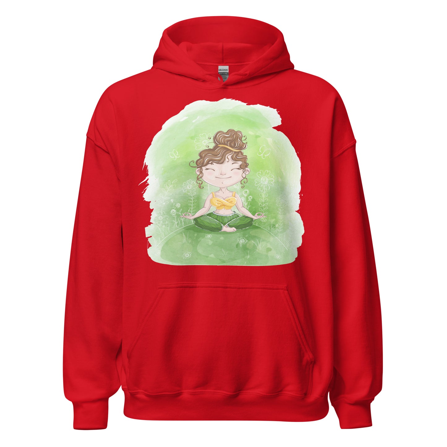 Damen Kapuzenpullover Namaste 2