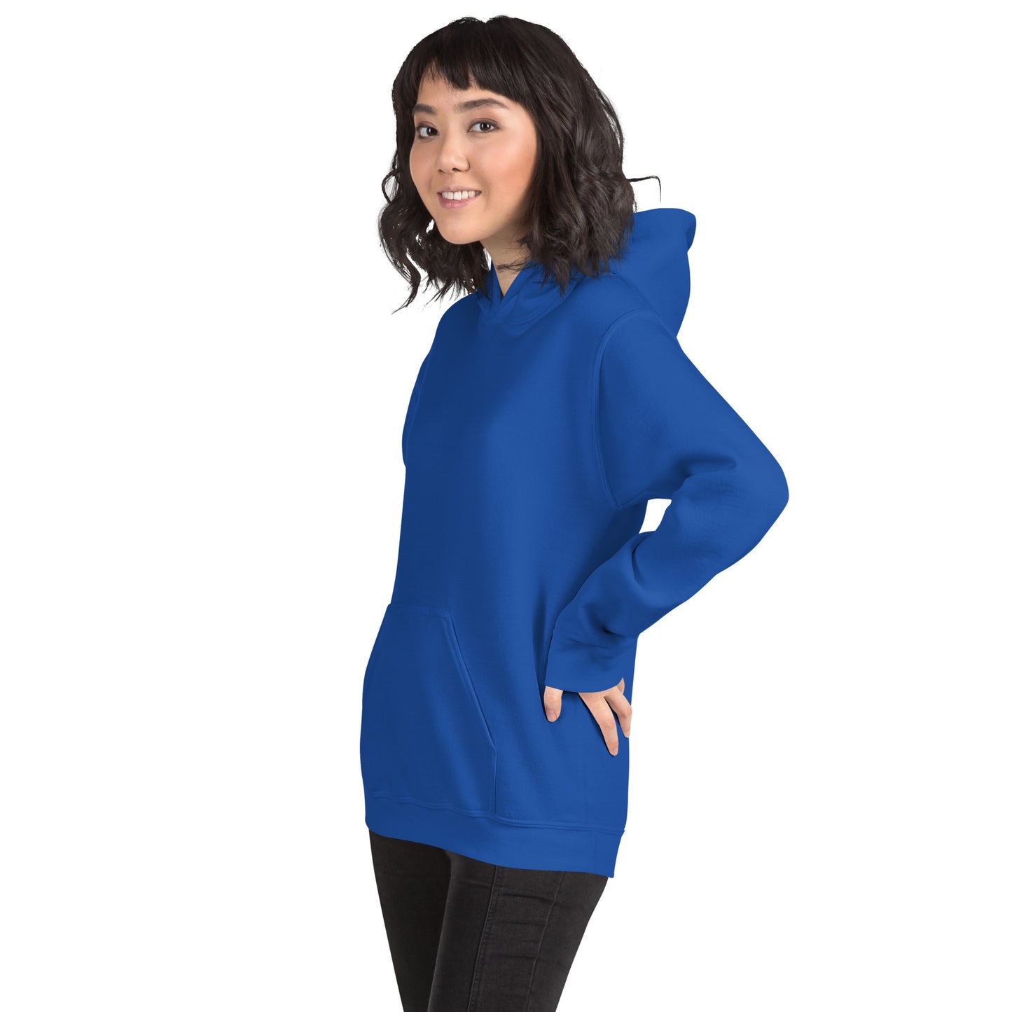 Damen Kaputzenpullover Backprint / Rückenprint Rosen