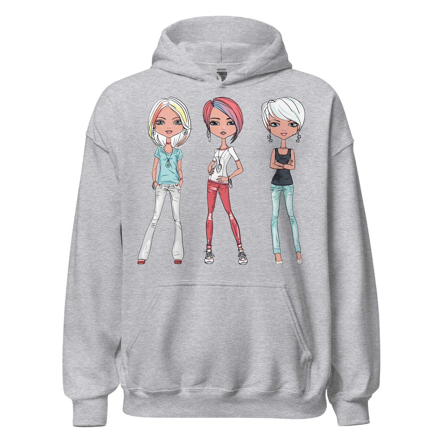 Damen Kapuzenpullover Girls Night