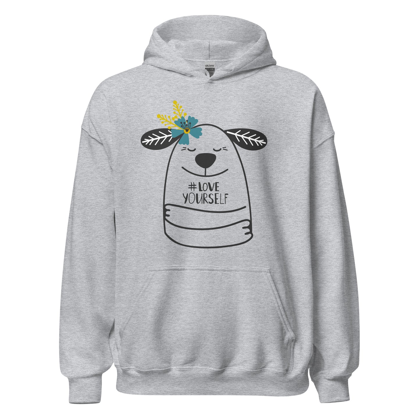 Damen Kapuzenpullover love yourself