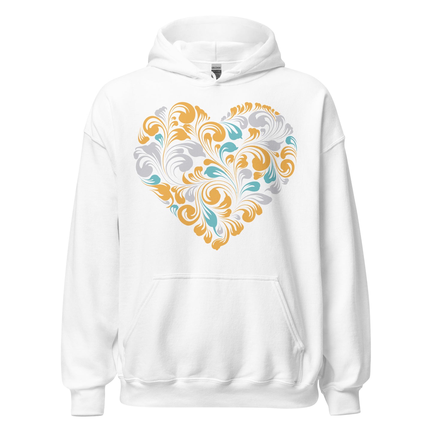 Damen Kapuzenpullover Herz