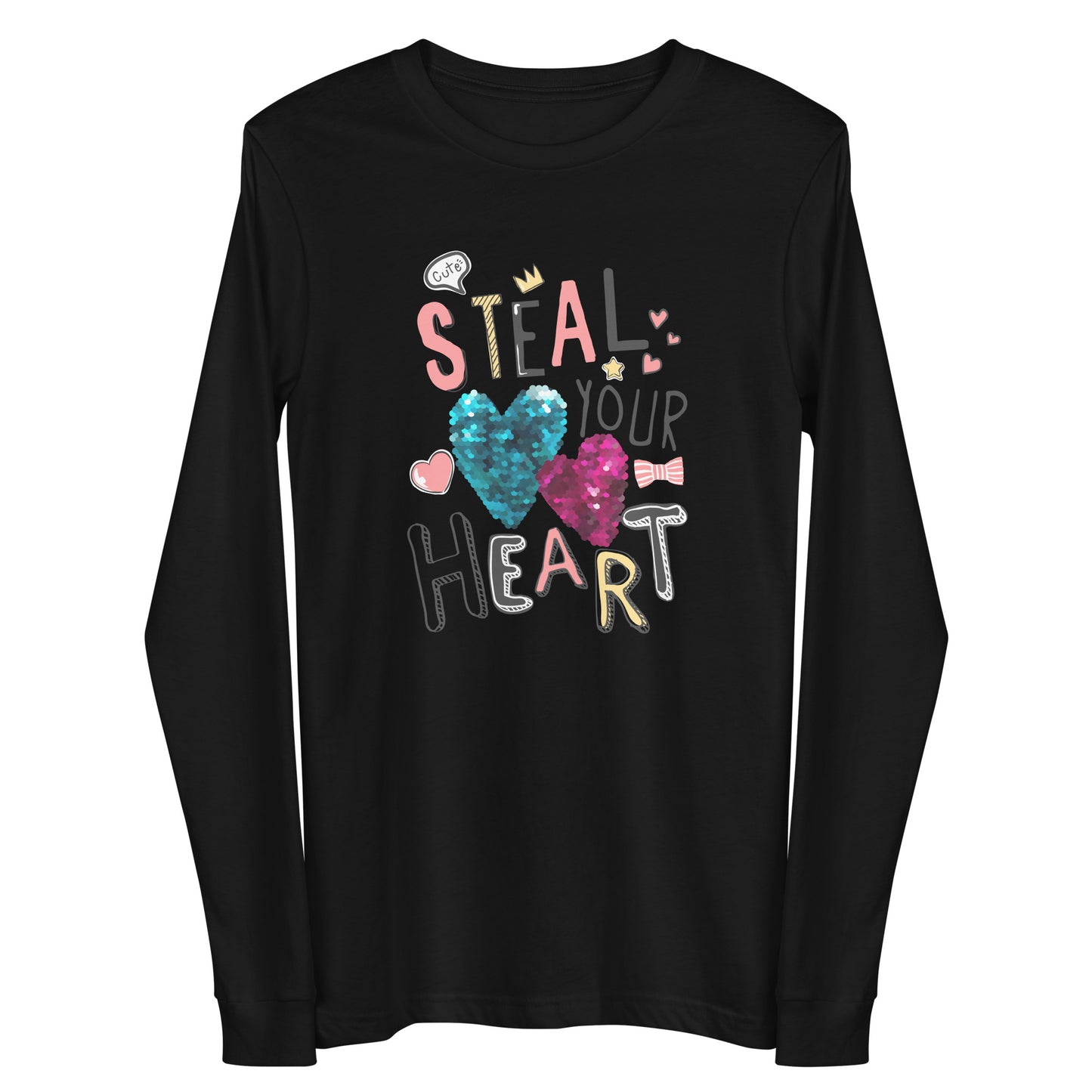 Damen Longsleeve steal your heart