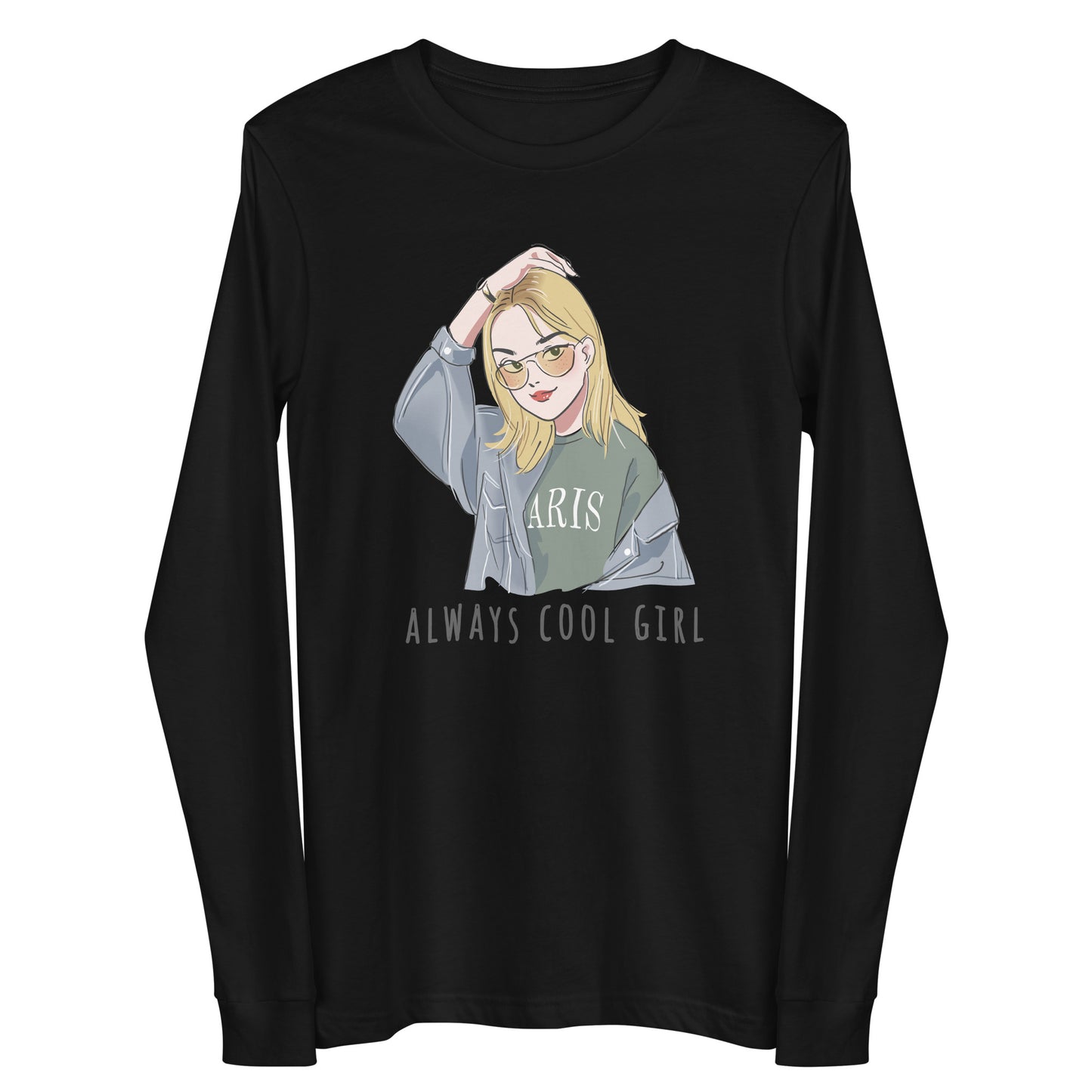 Damen Longsleeve always cool girl