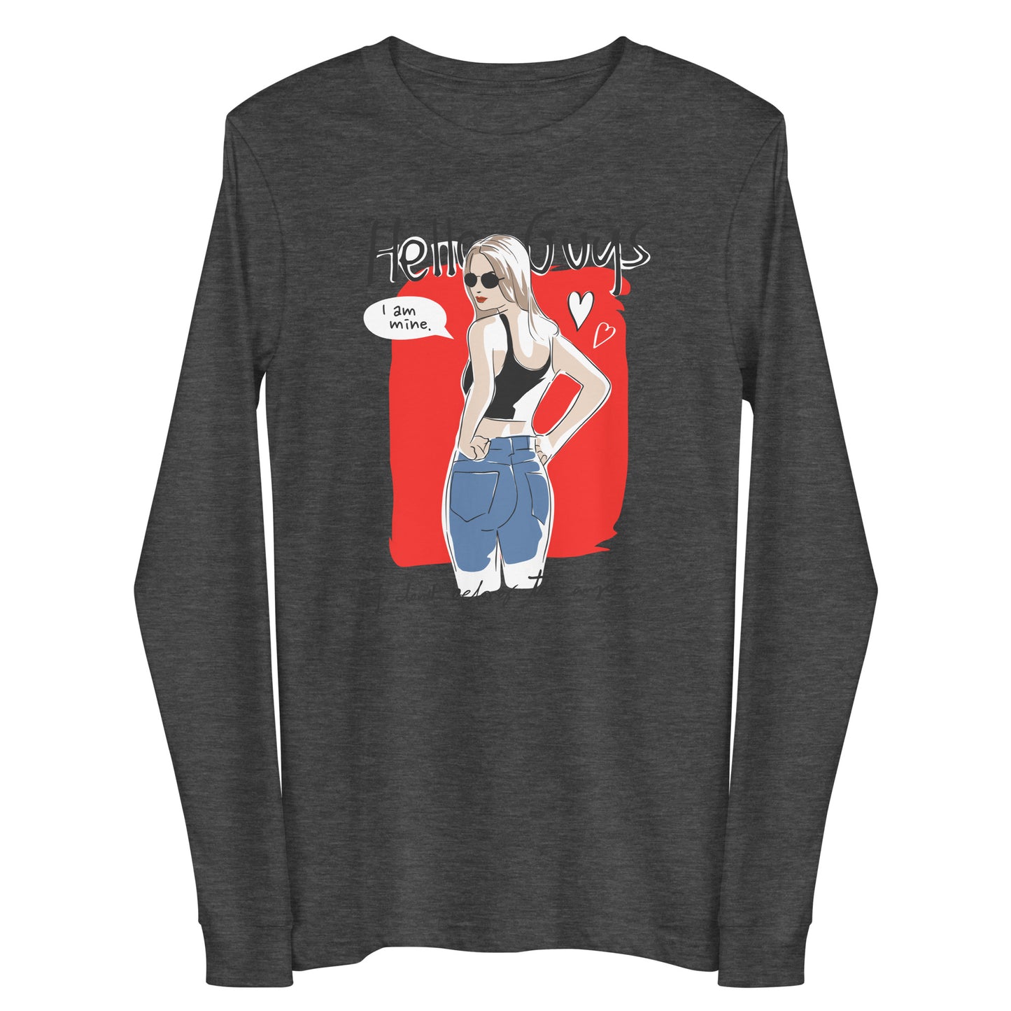 Damen Longsleeve Hello Guys
