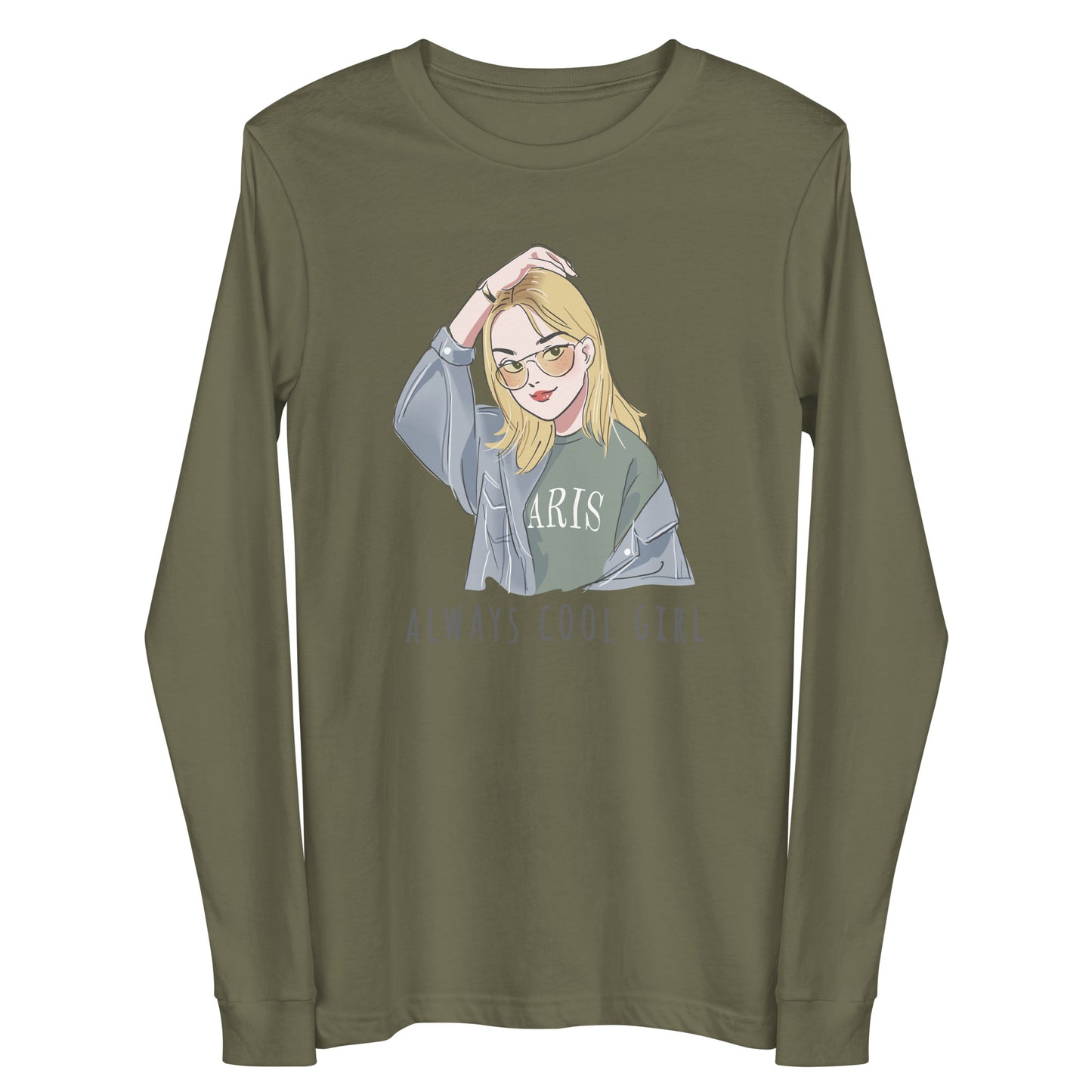 Damen Longsleeve always cool girl