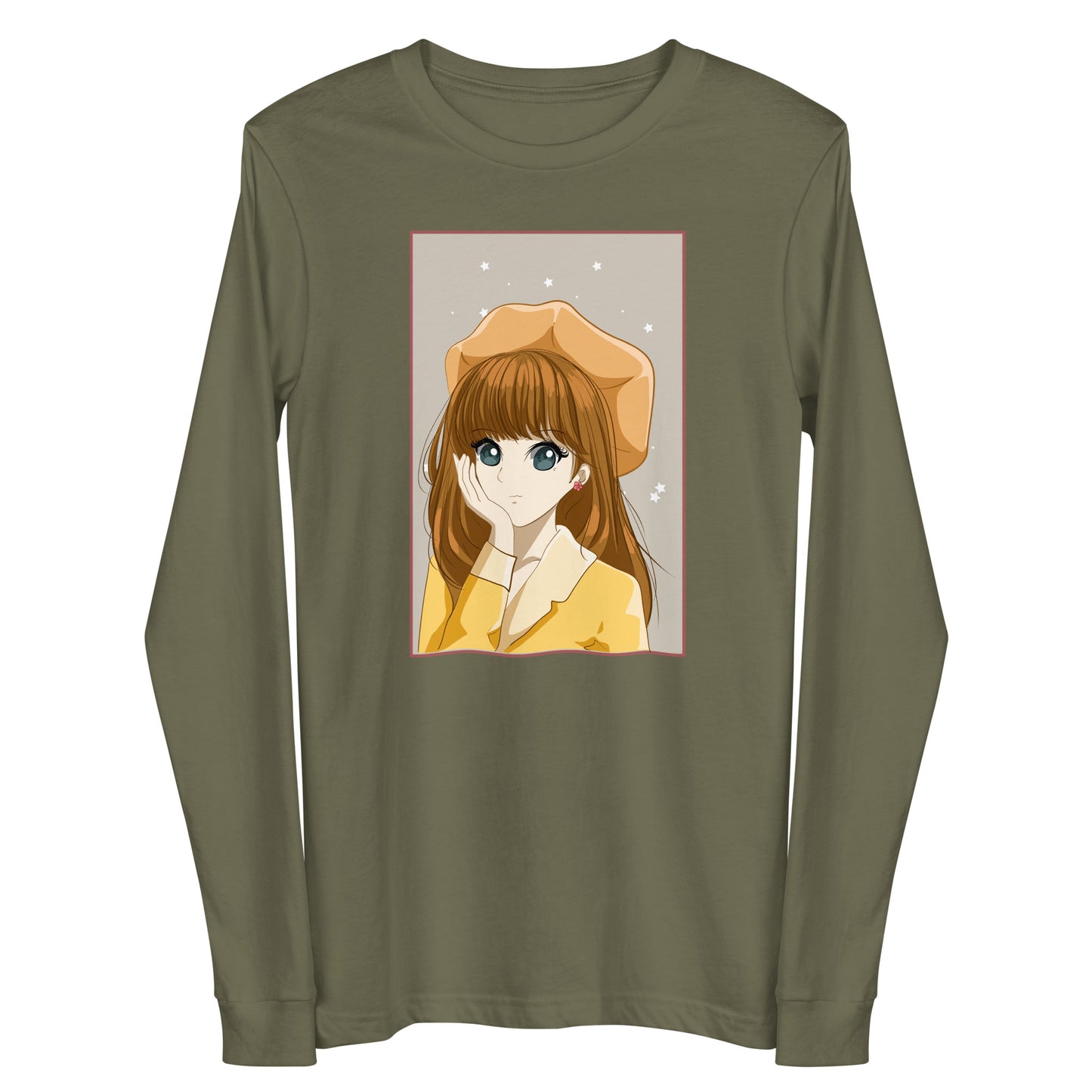 Damen Longsleeve anime girl #2